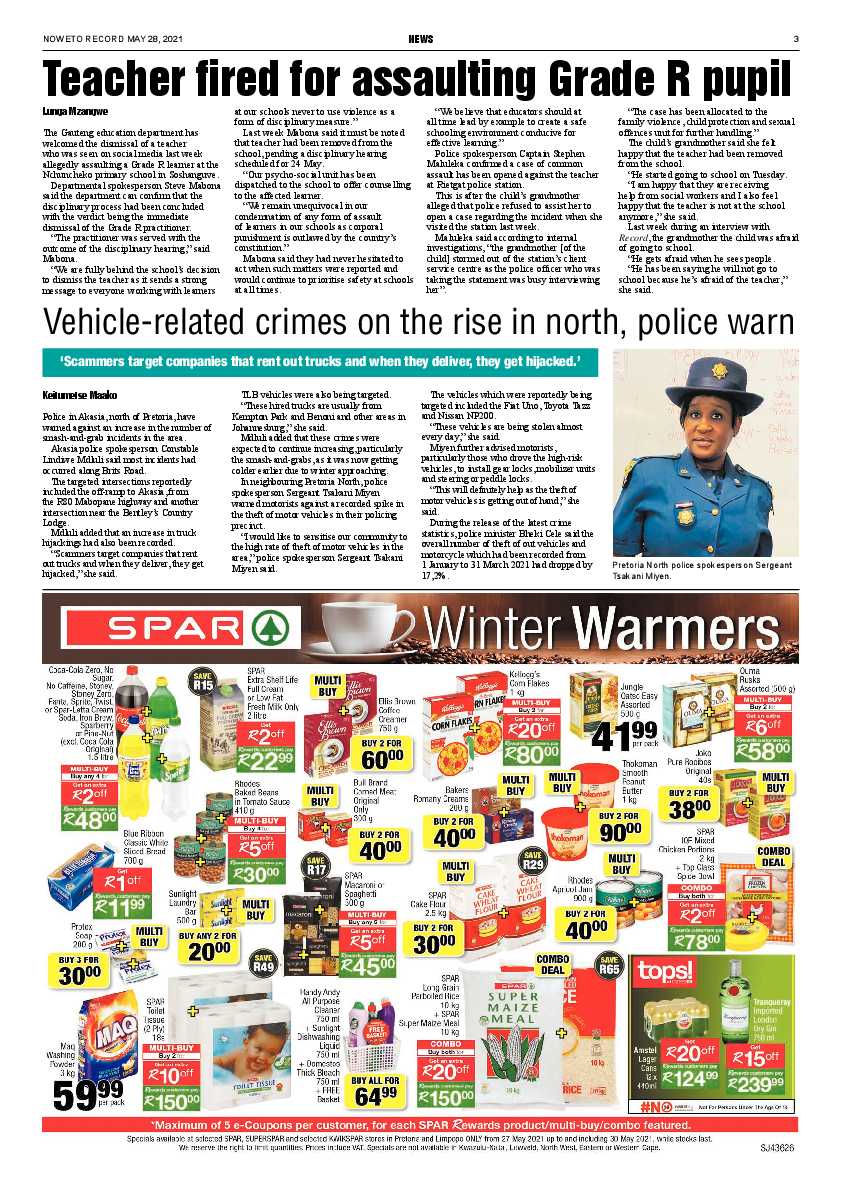 Rekord Noweto 28 May 2021 page 3
