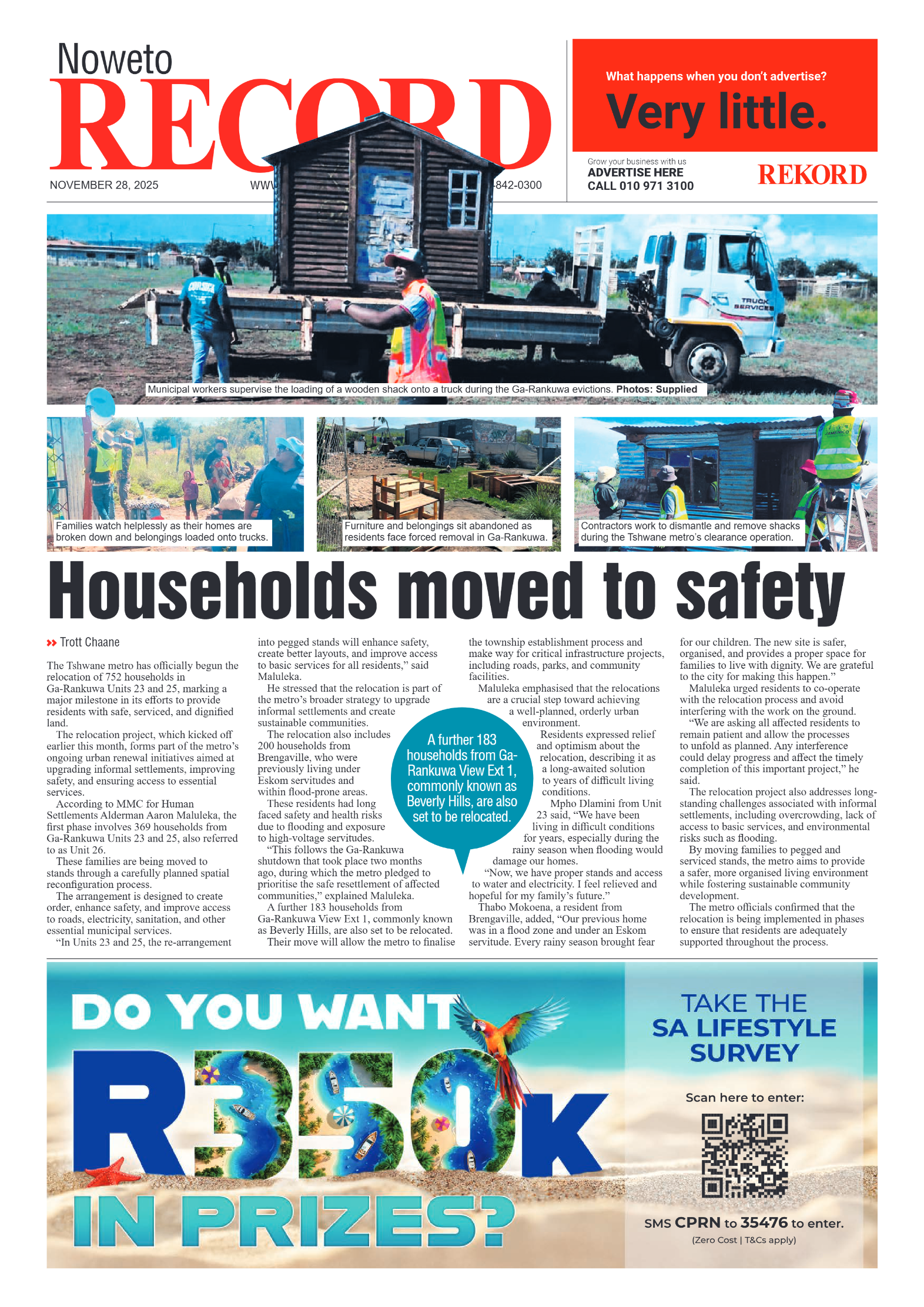 Rekord Noweto 28 November 2025 page 1