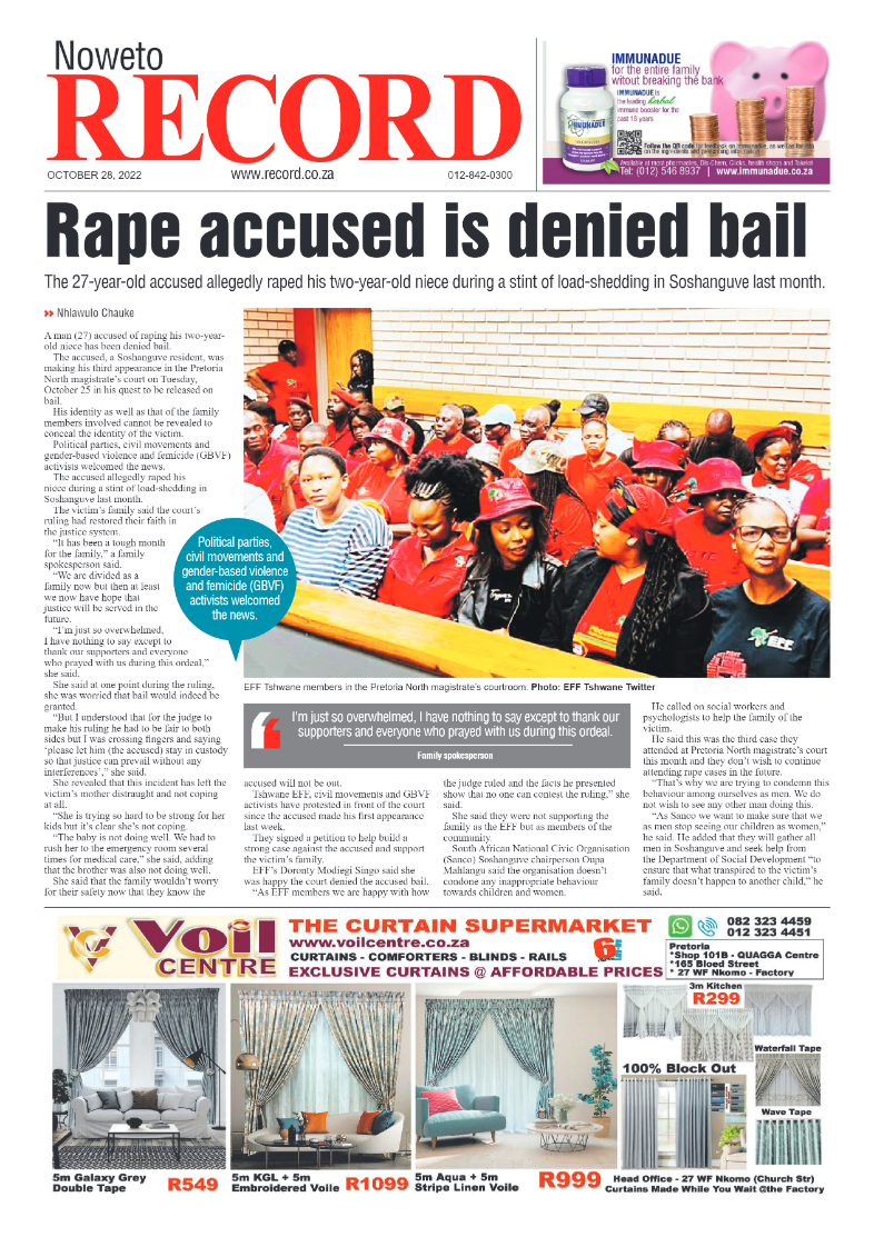 Rekord Noweto 28 October 2022 page 1