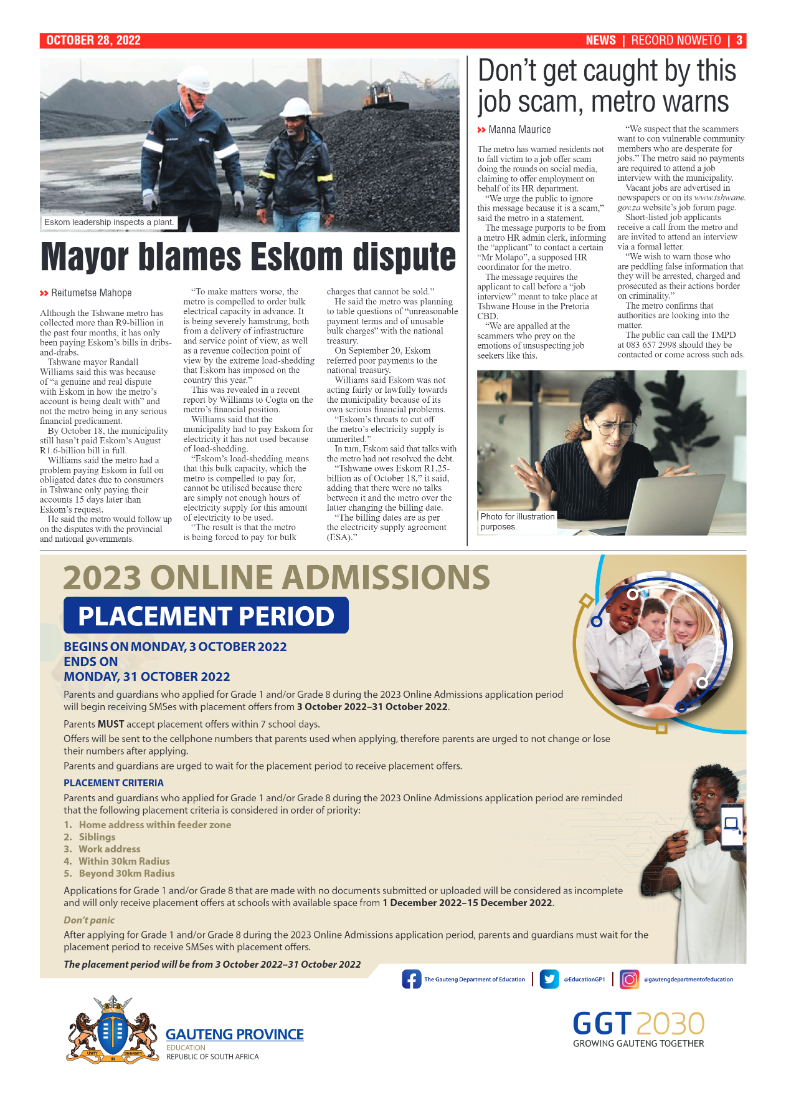 Rekord Noweto 28 October 2022 page 3