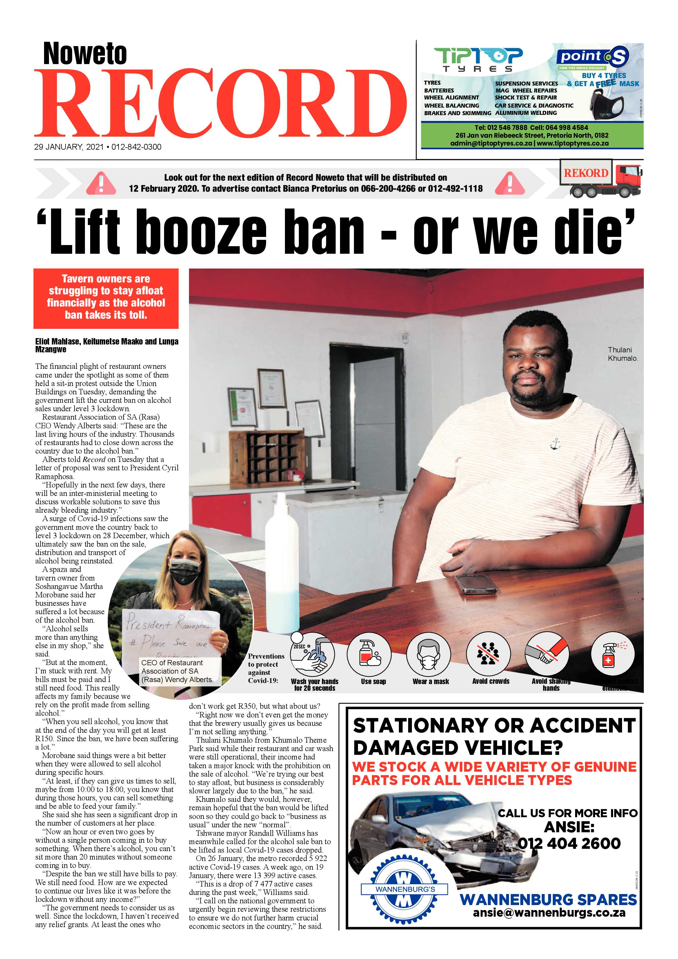 Rekord Noweto 29 January 2021 page 1