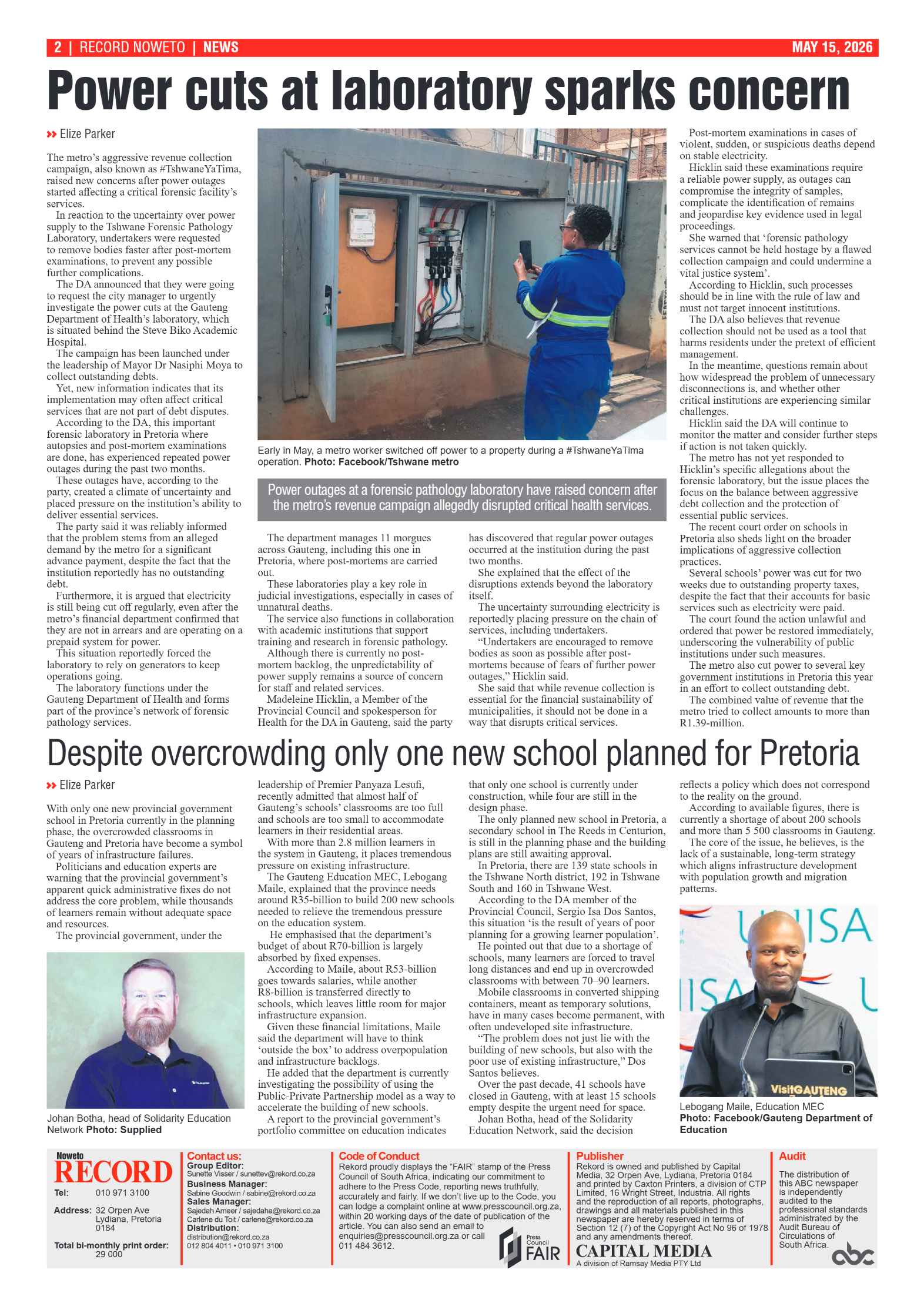 Rekord Noweto 29 May 2026 page 2
