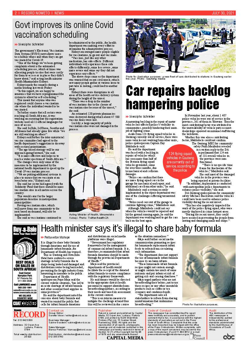 Rekord Noweto 30 July 2021 page 2