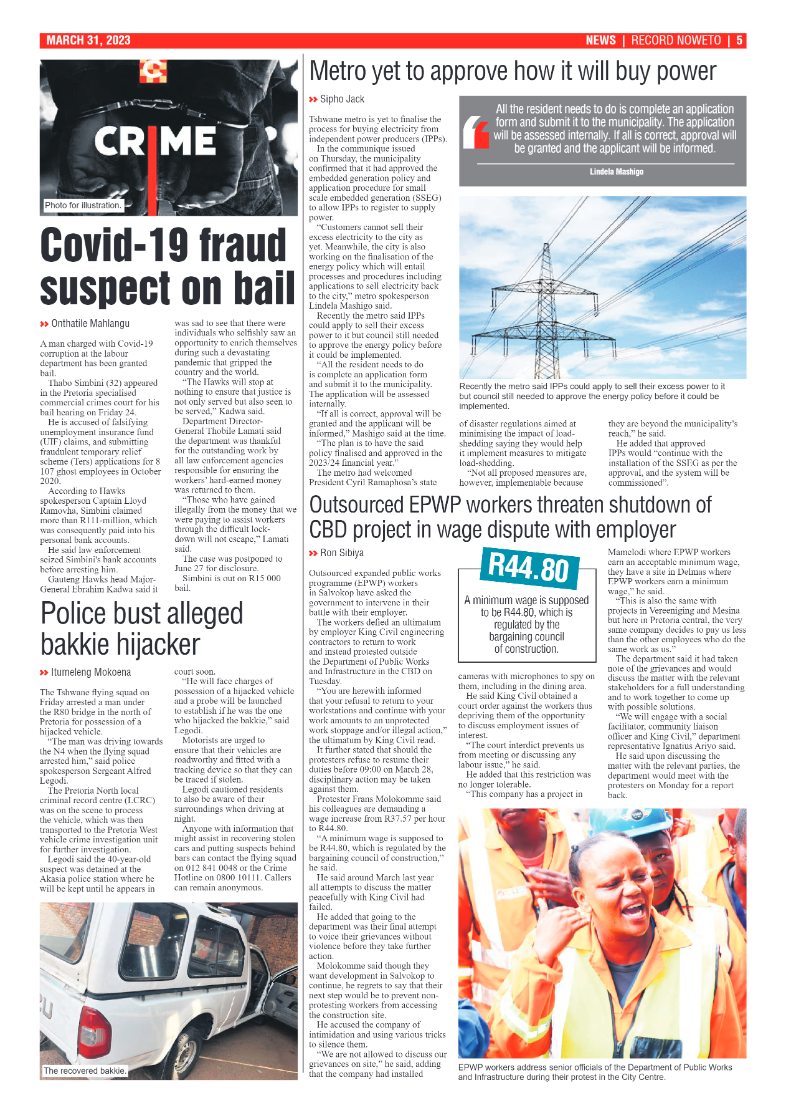 Rekord Noweto 31 March 2023 page 5