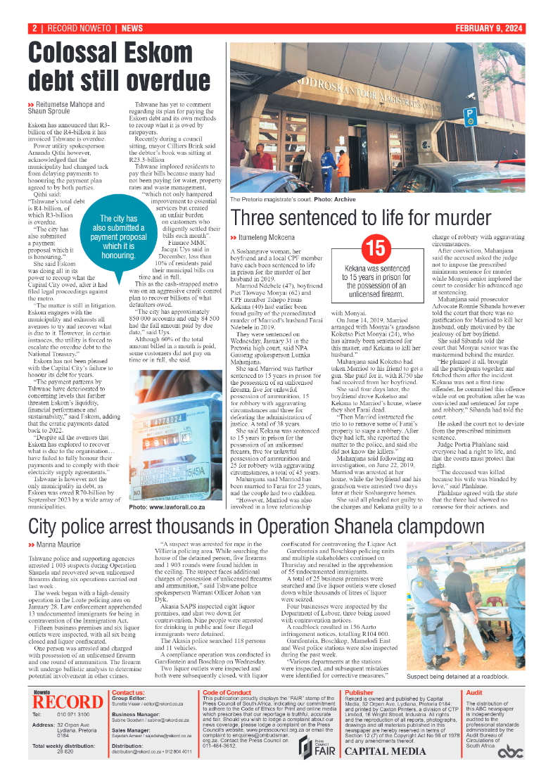 Rekord Noweto 9 February 2024 page 2