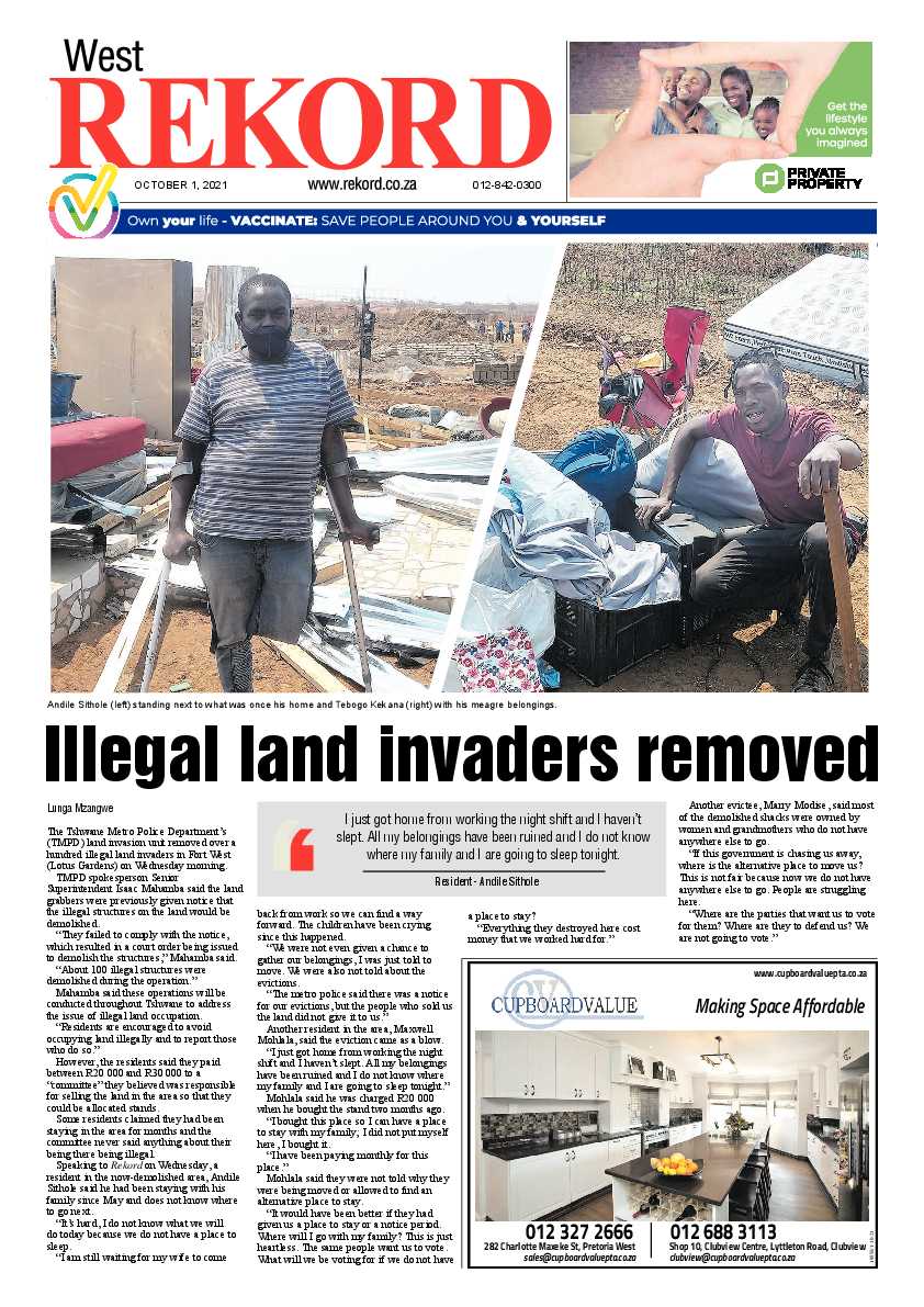 Rekord West 01 October 2021 page 1