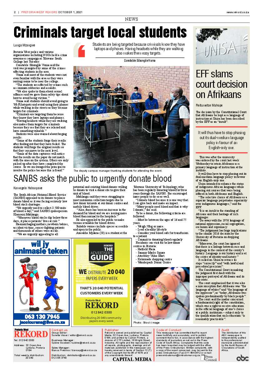 Rekord West 01 October 2021 page 2