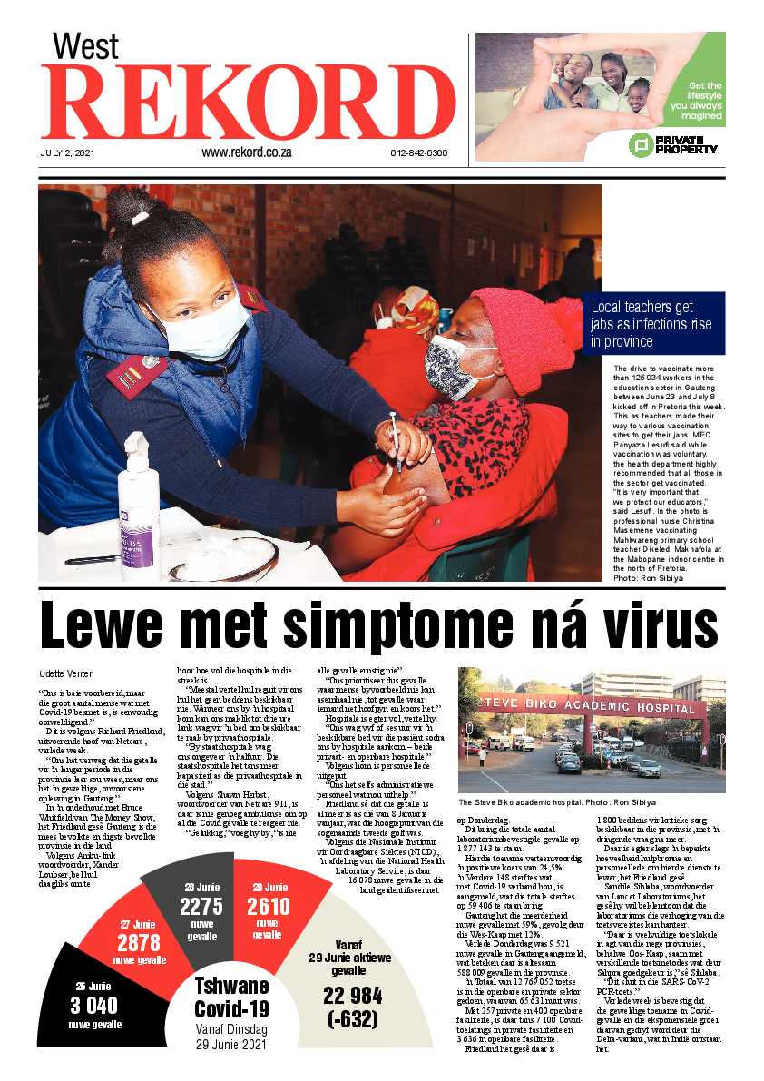 Rekord West 02 July 2021 page 1