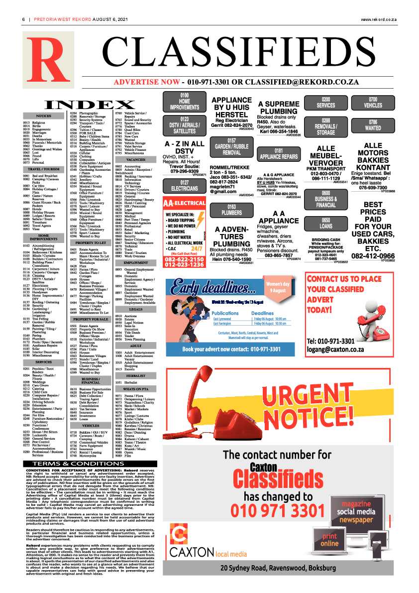 Rekord West 06 August 2021 page 6