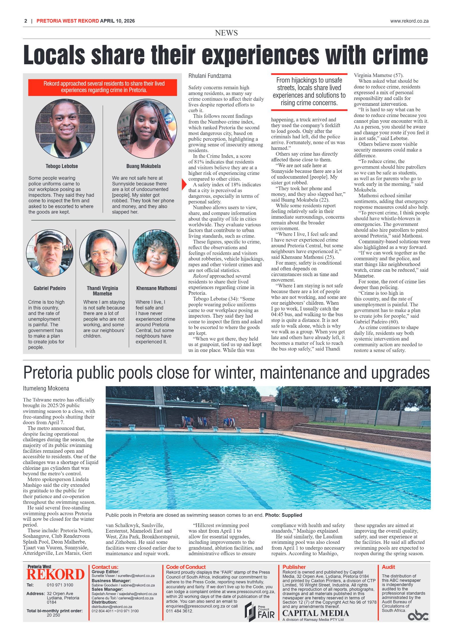 Rekord West 10 April 2026 page 2