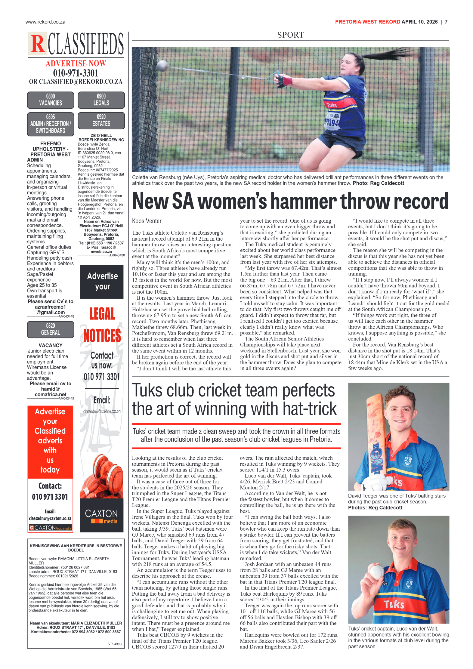 Rekord West 10 April 2026 page 7