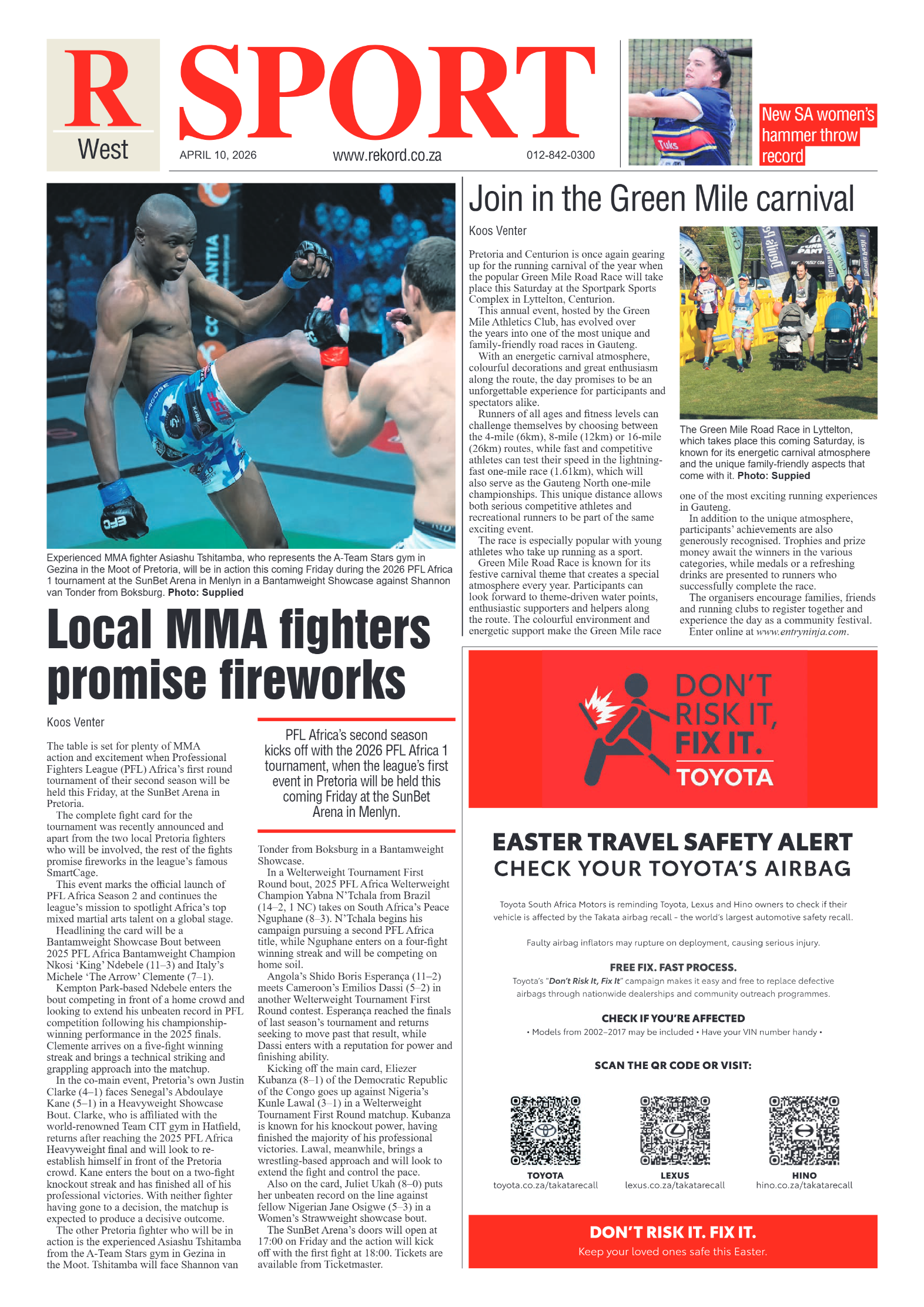 Rekord West 10 April 2026 page 8