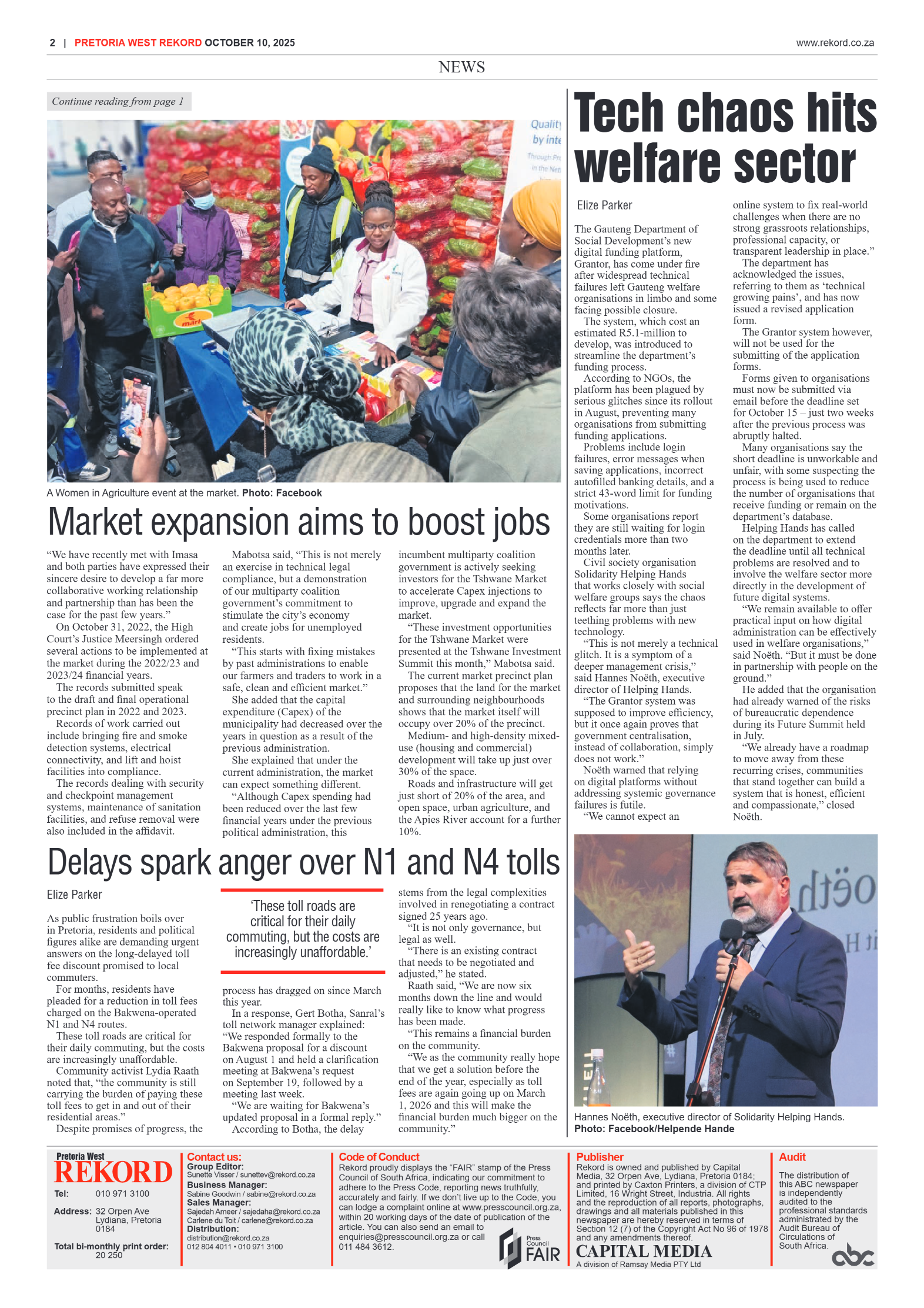 Rekord West 10 October 2025 page 2