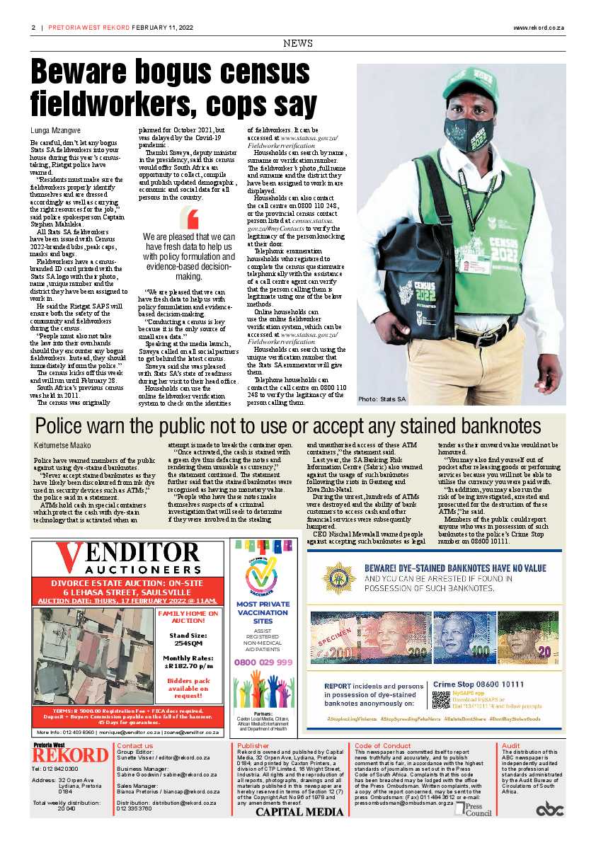 Rekord West 11 February 2022 page 2
