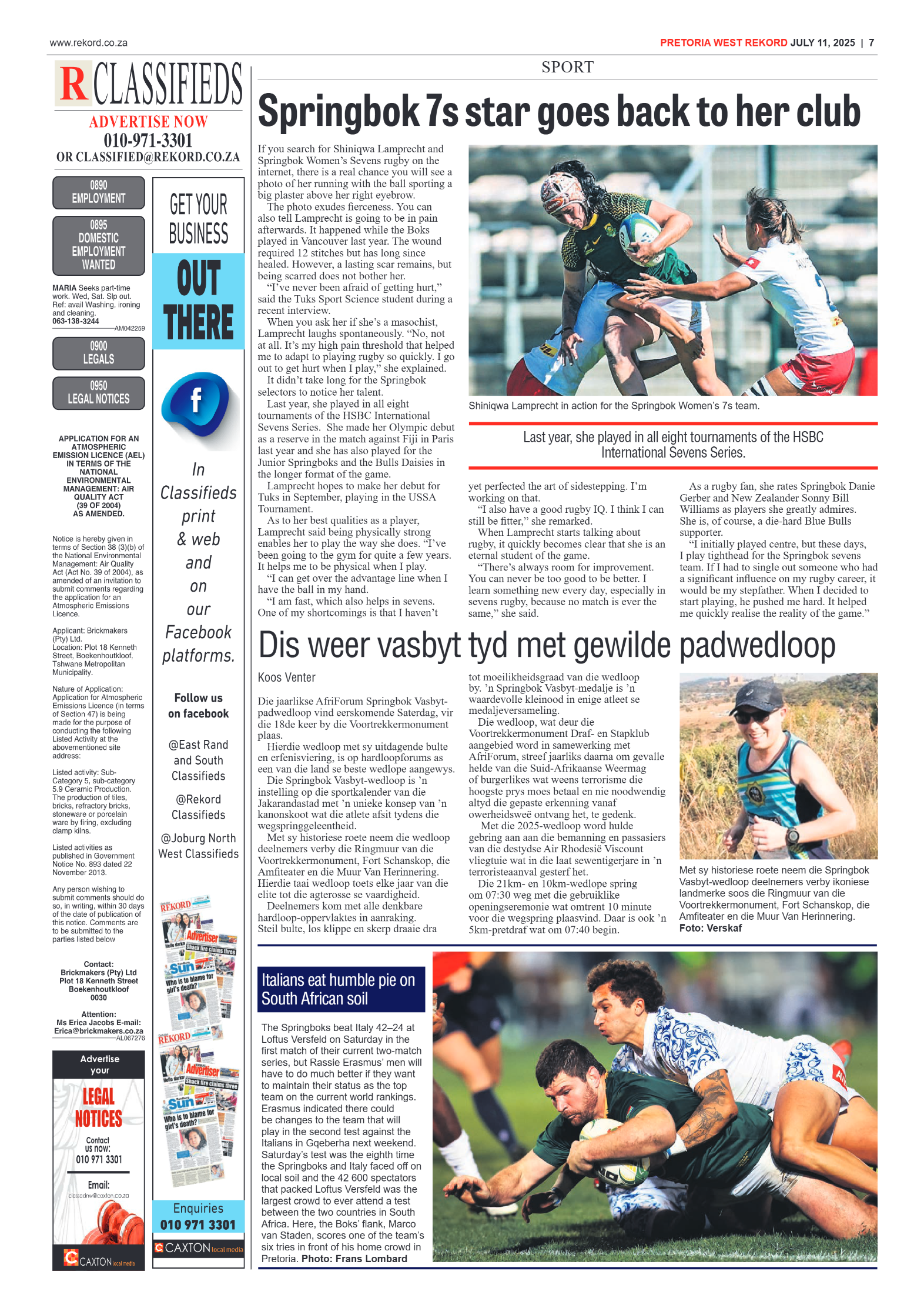 Rekord West 11 July 2025 page 7