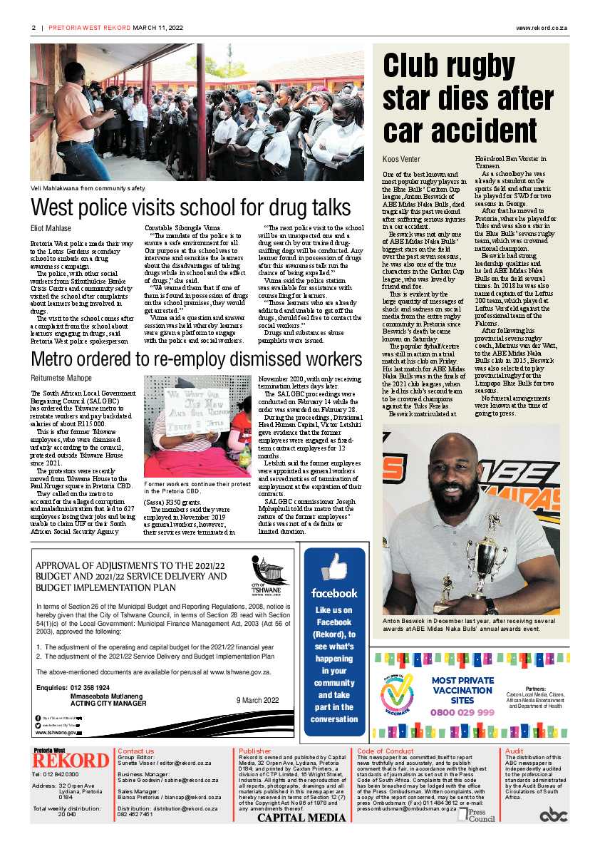 Rekord West 11 March 2022 page 2