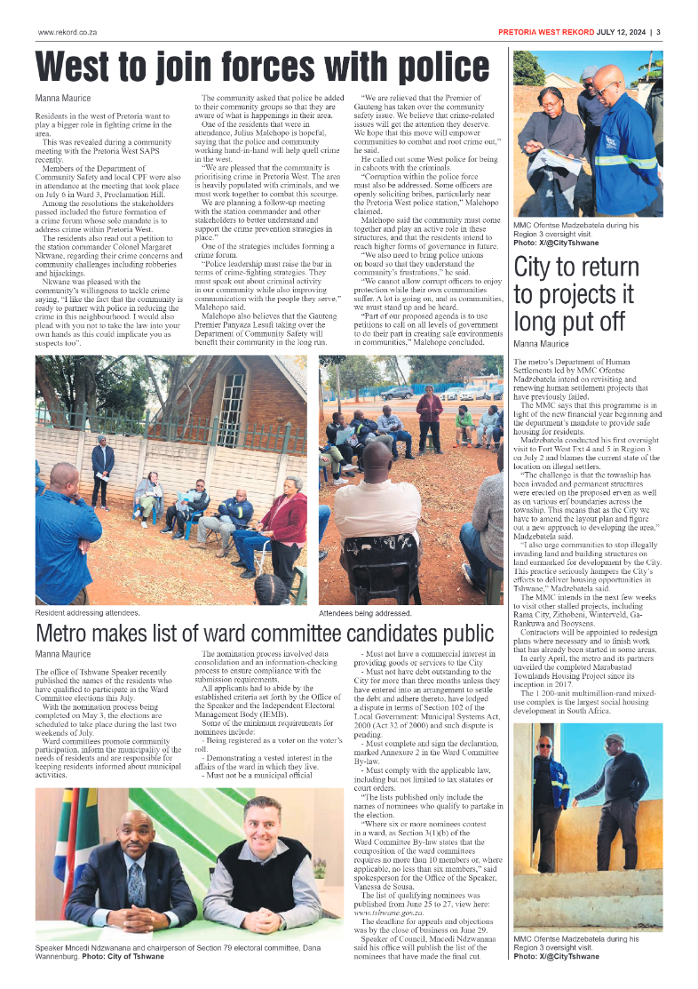Rekord West 12 July 2024 page 3