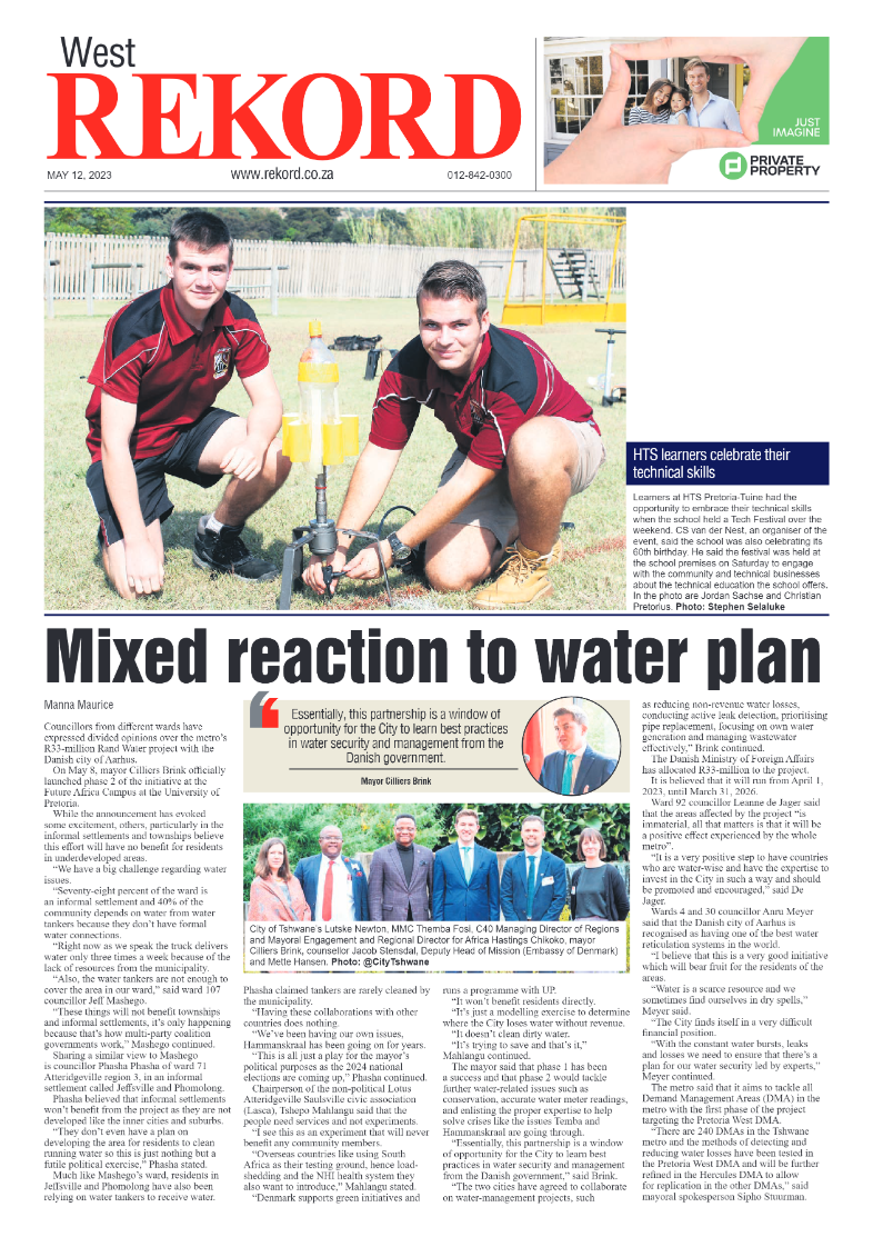 Rekord West 12 May 2023 page 1