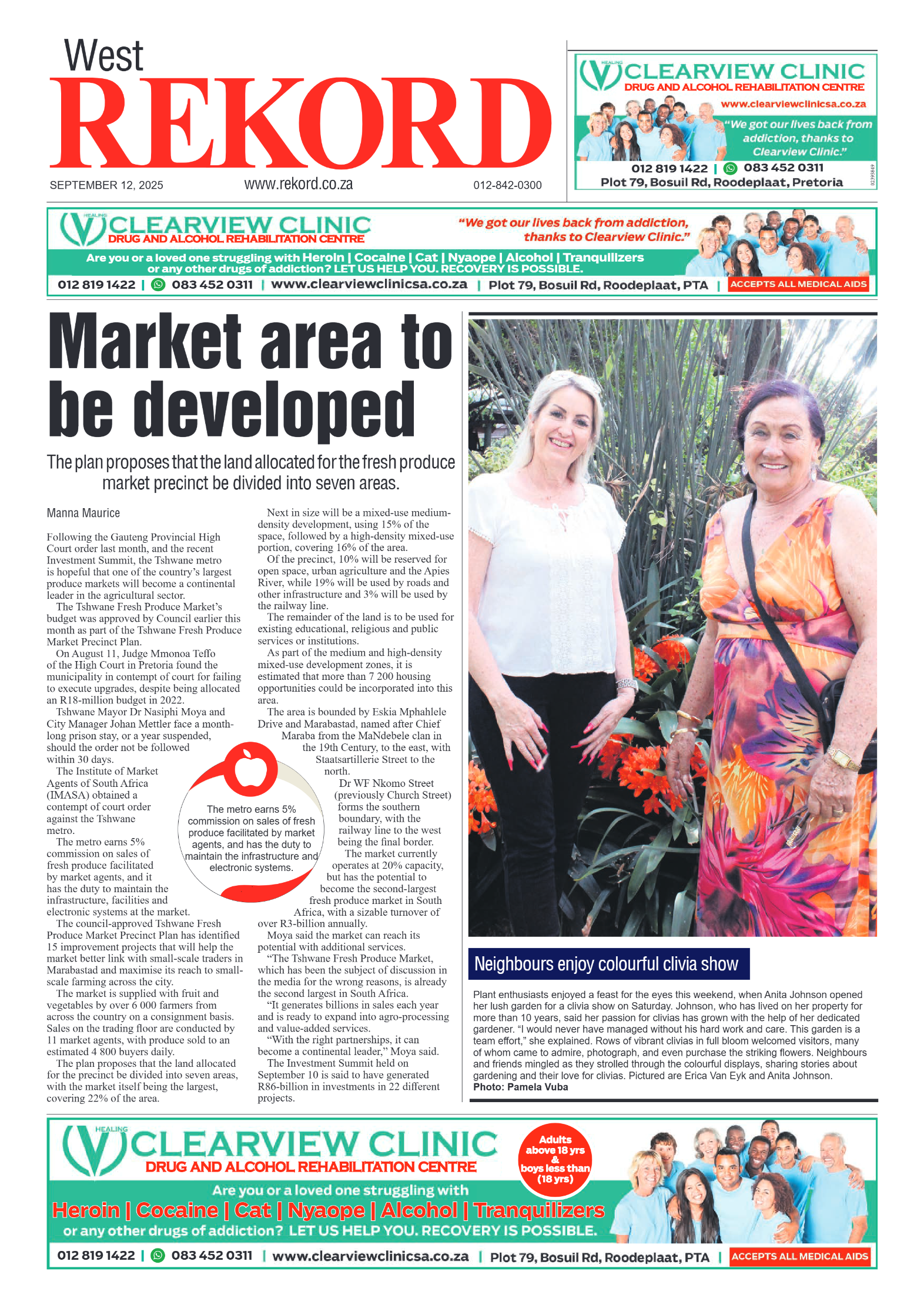 Rekord West 12 September 2025 page 1