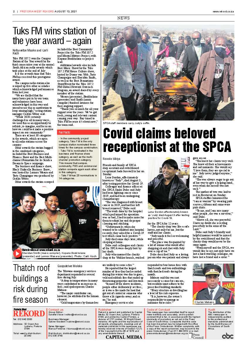 Rekord West 13 August 2021 page 2