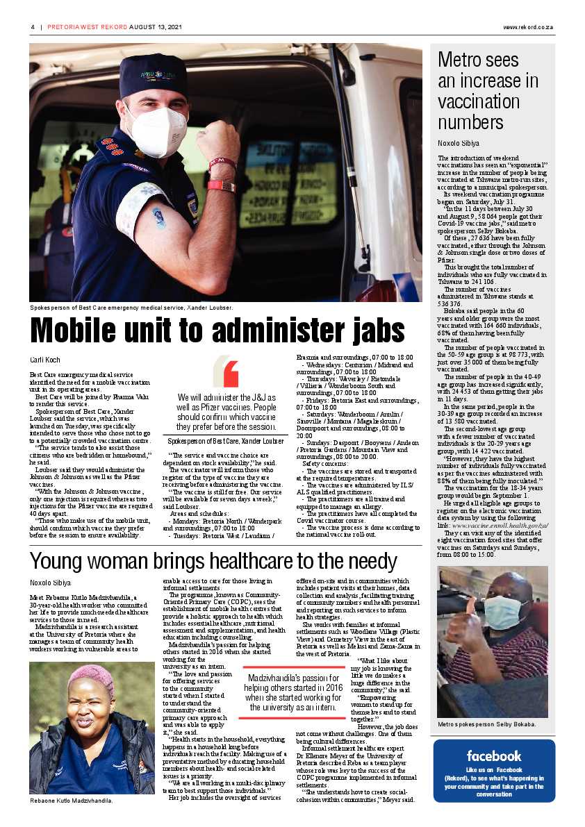 Rekord West 13 August 2021 page 4