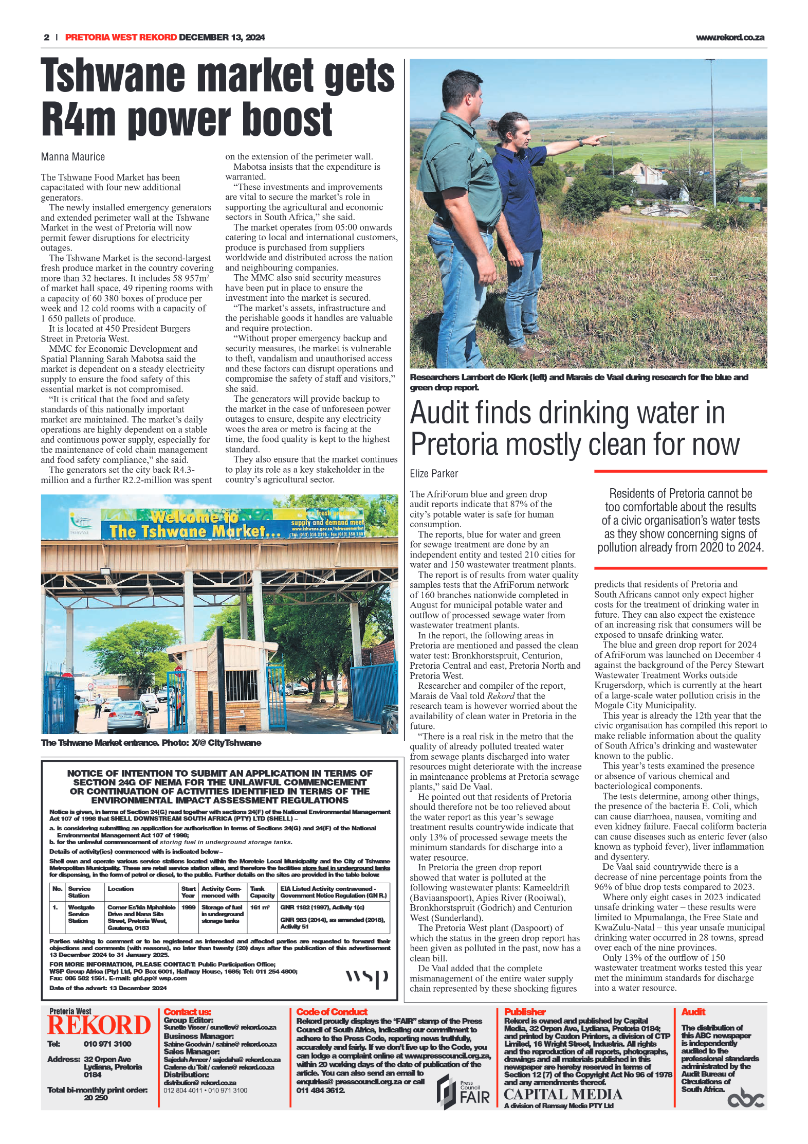 Rekord West 13 December 24 page 2