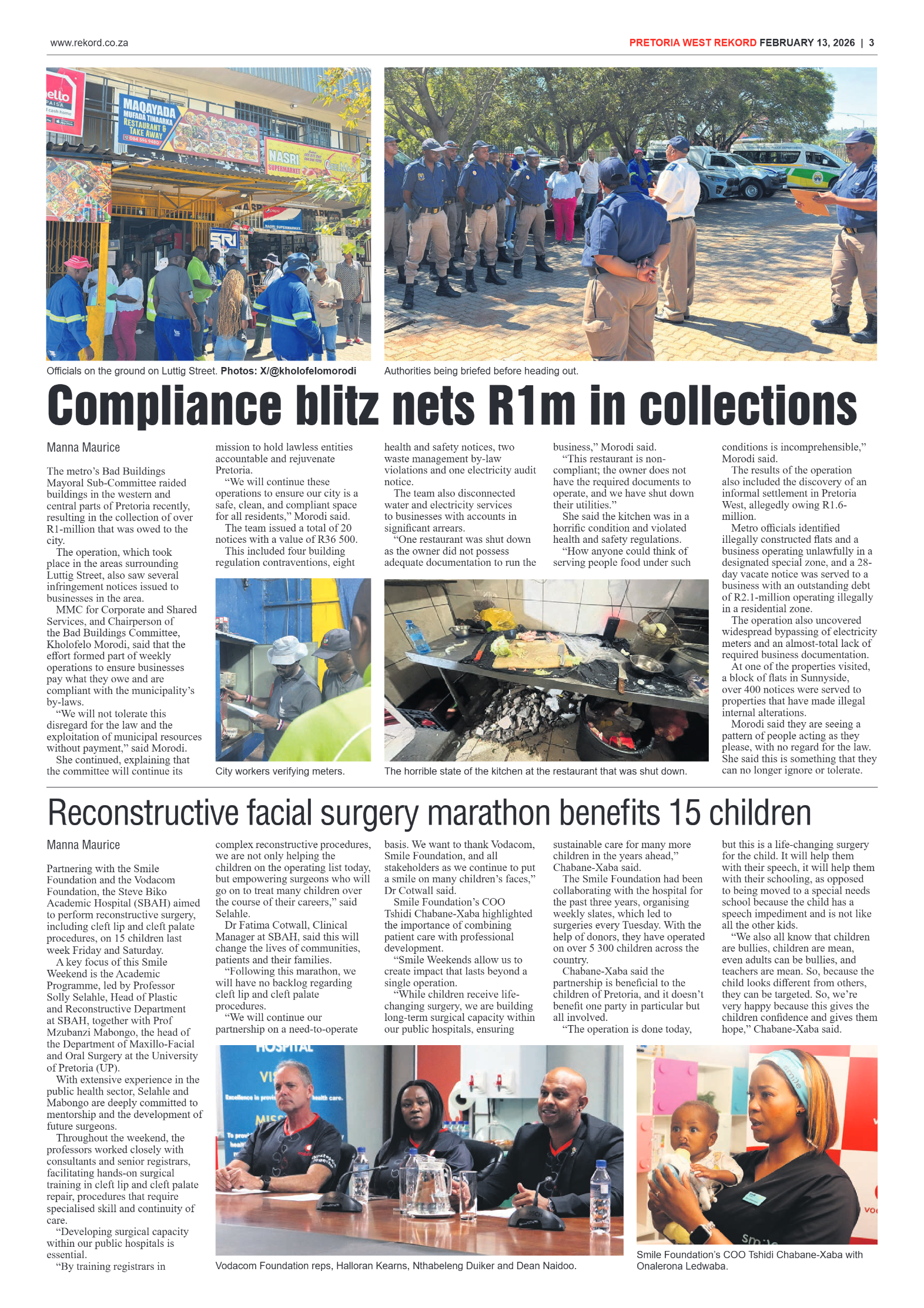 Rekord West 13 February 2026 page 3