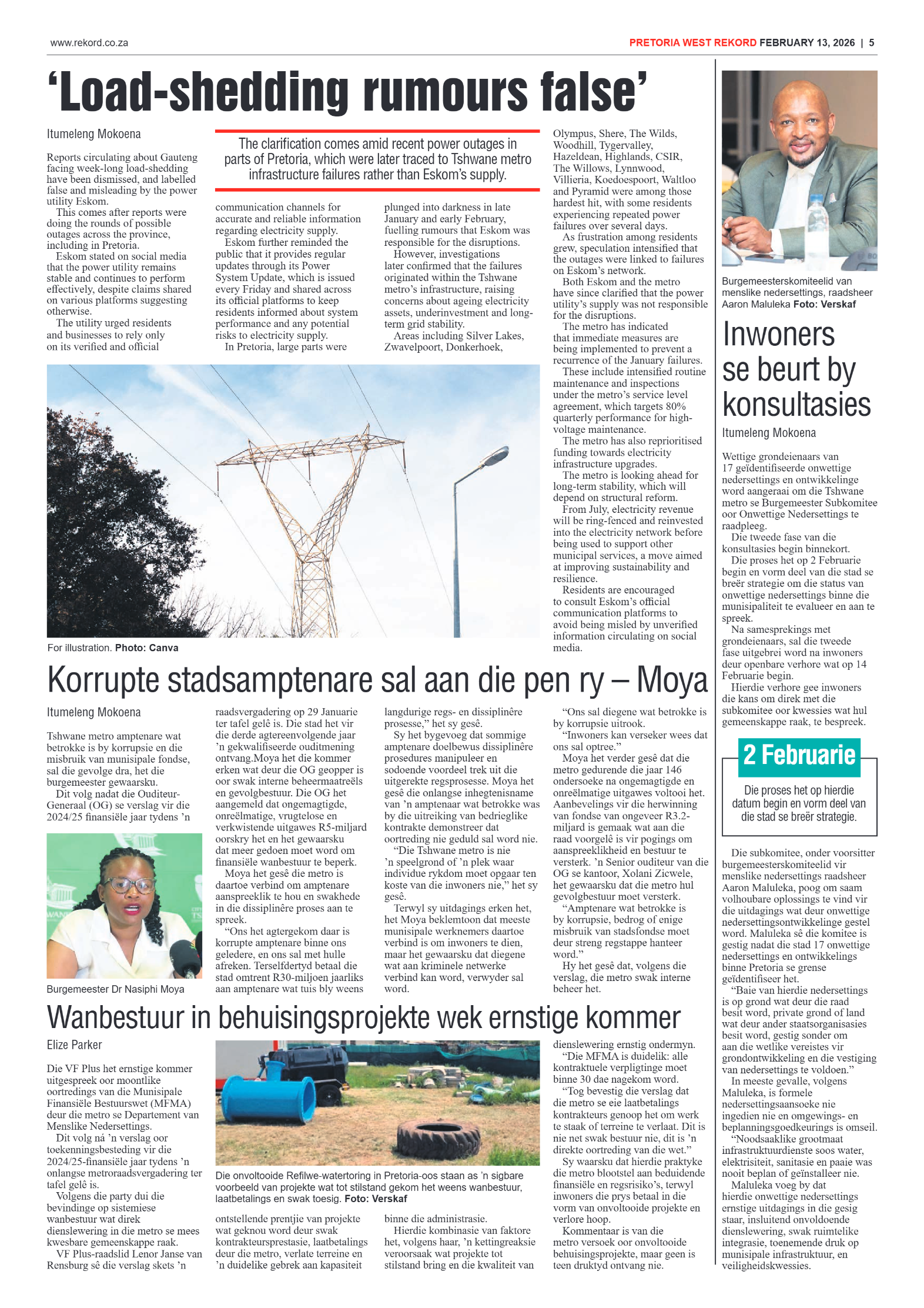 Rekord West 13 February 2026 page 5