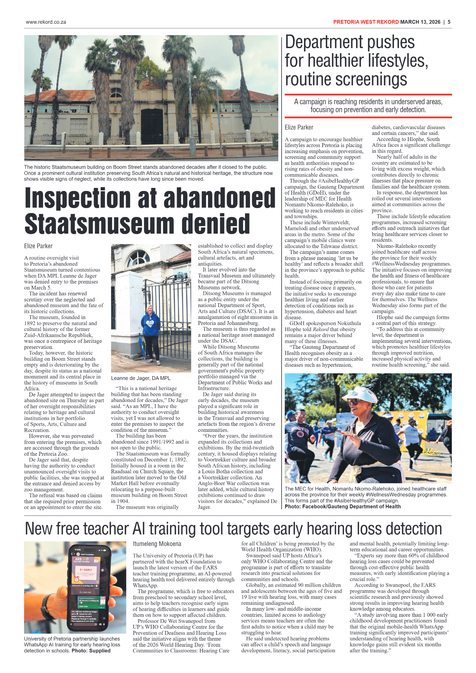 Rekord West 13 March 2026 page 5