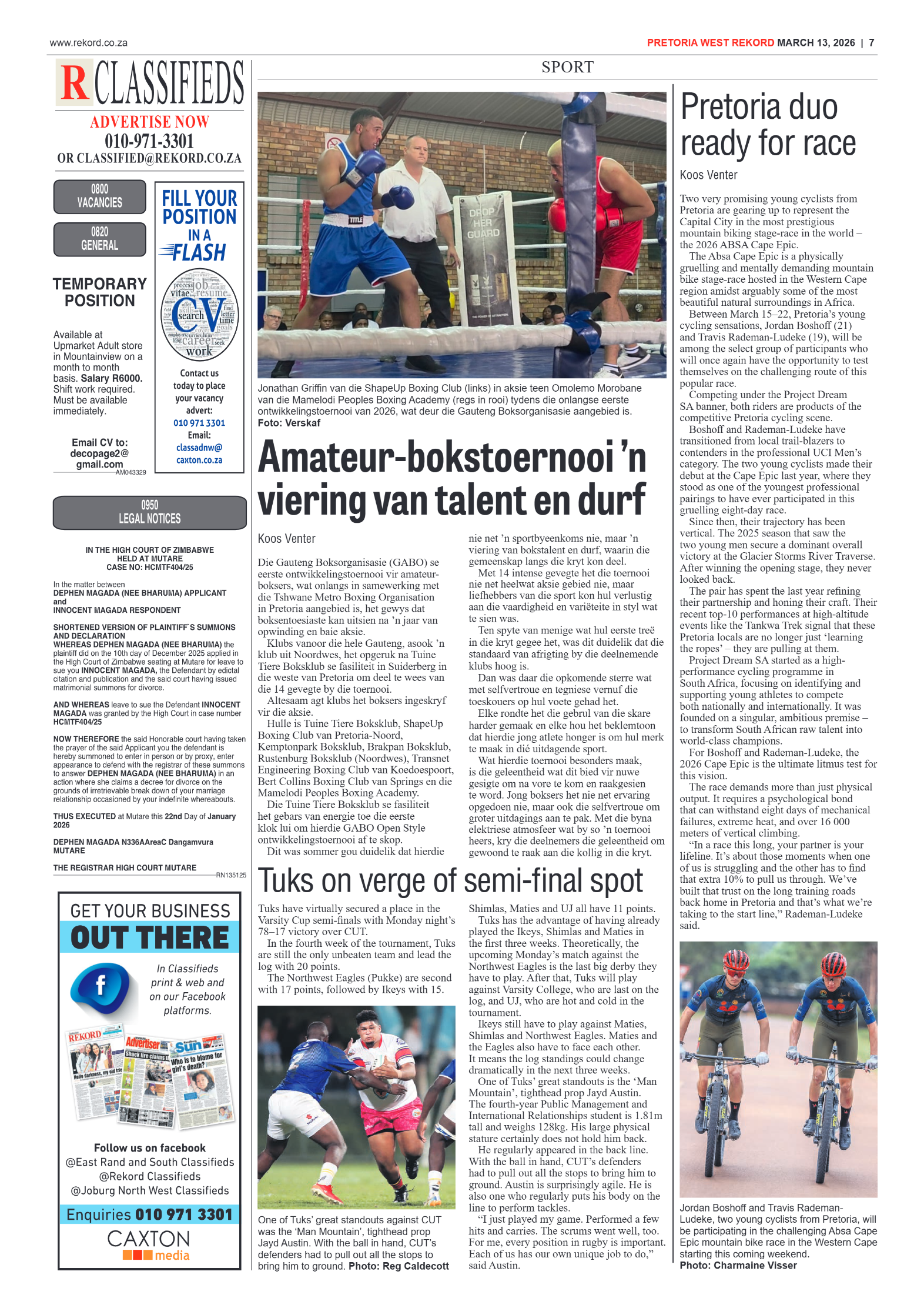 Rekord West 13 March 2026 page 7