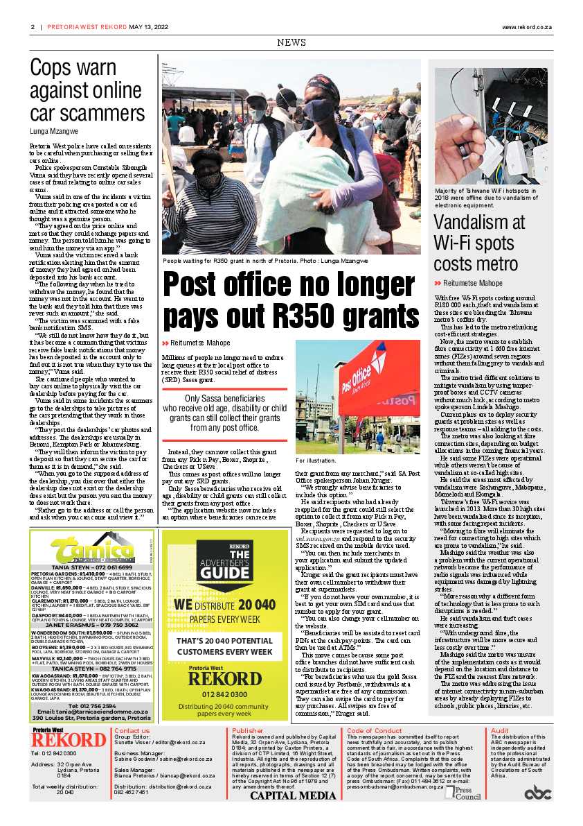 Rekord West 13 May 2022 page 2