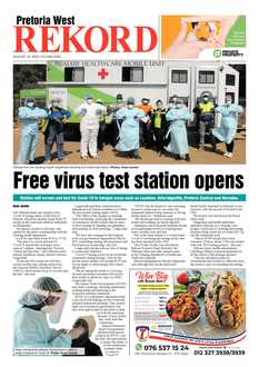 Rekord West 14 August 2020