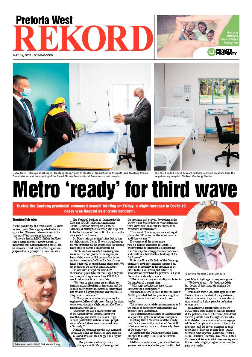 Rekord West 14 May 2021 page 1