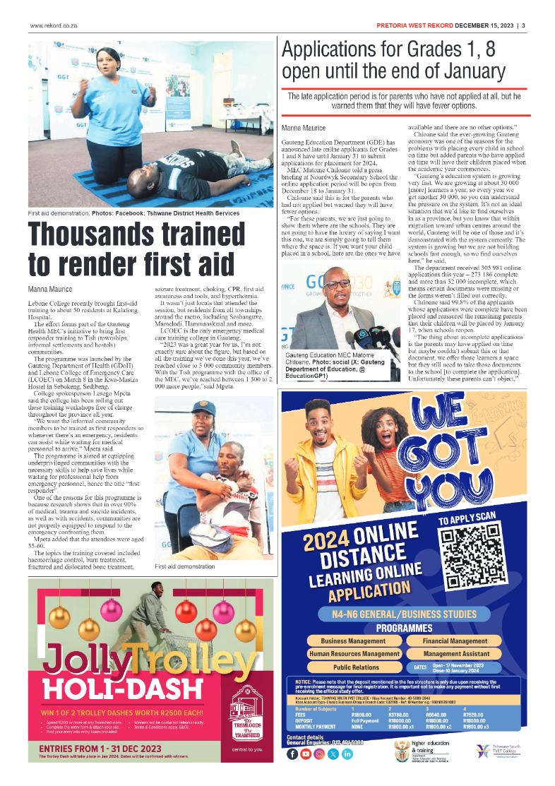 Rekord West 15 December 2023 page 3
