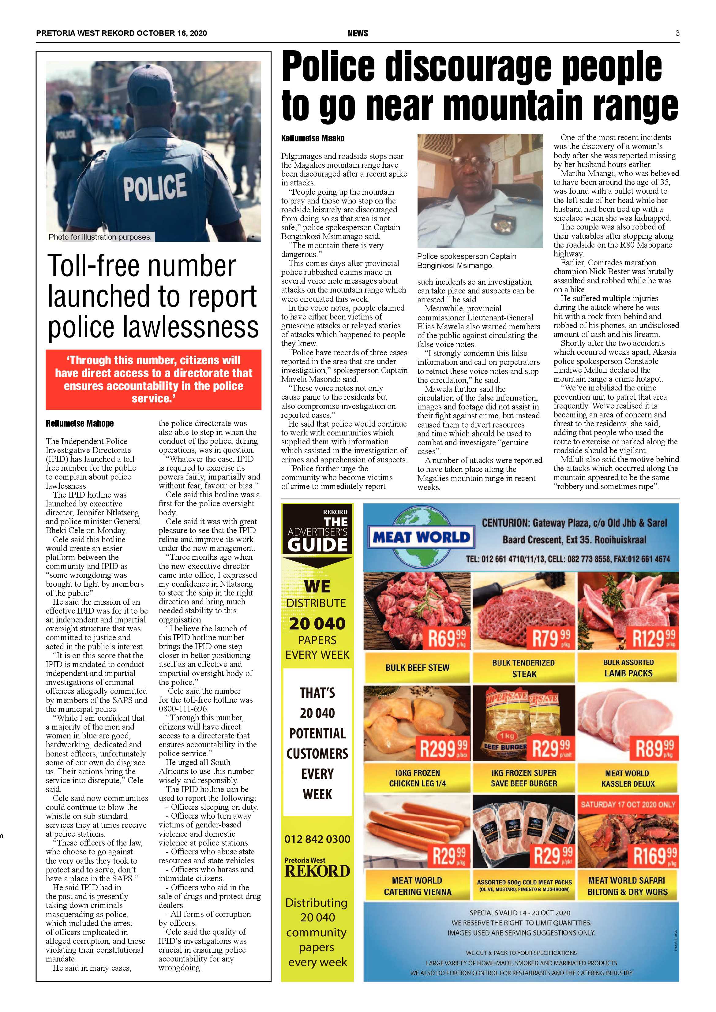Rekord West 16 October 2020 page 3