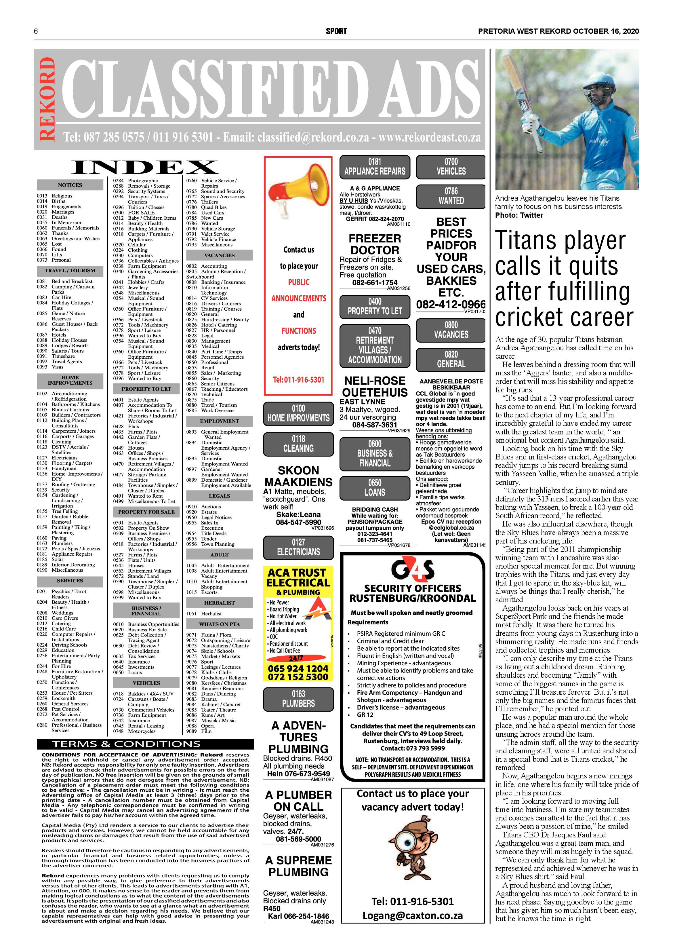 Rekord West 16 October 2020 page 6