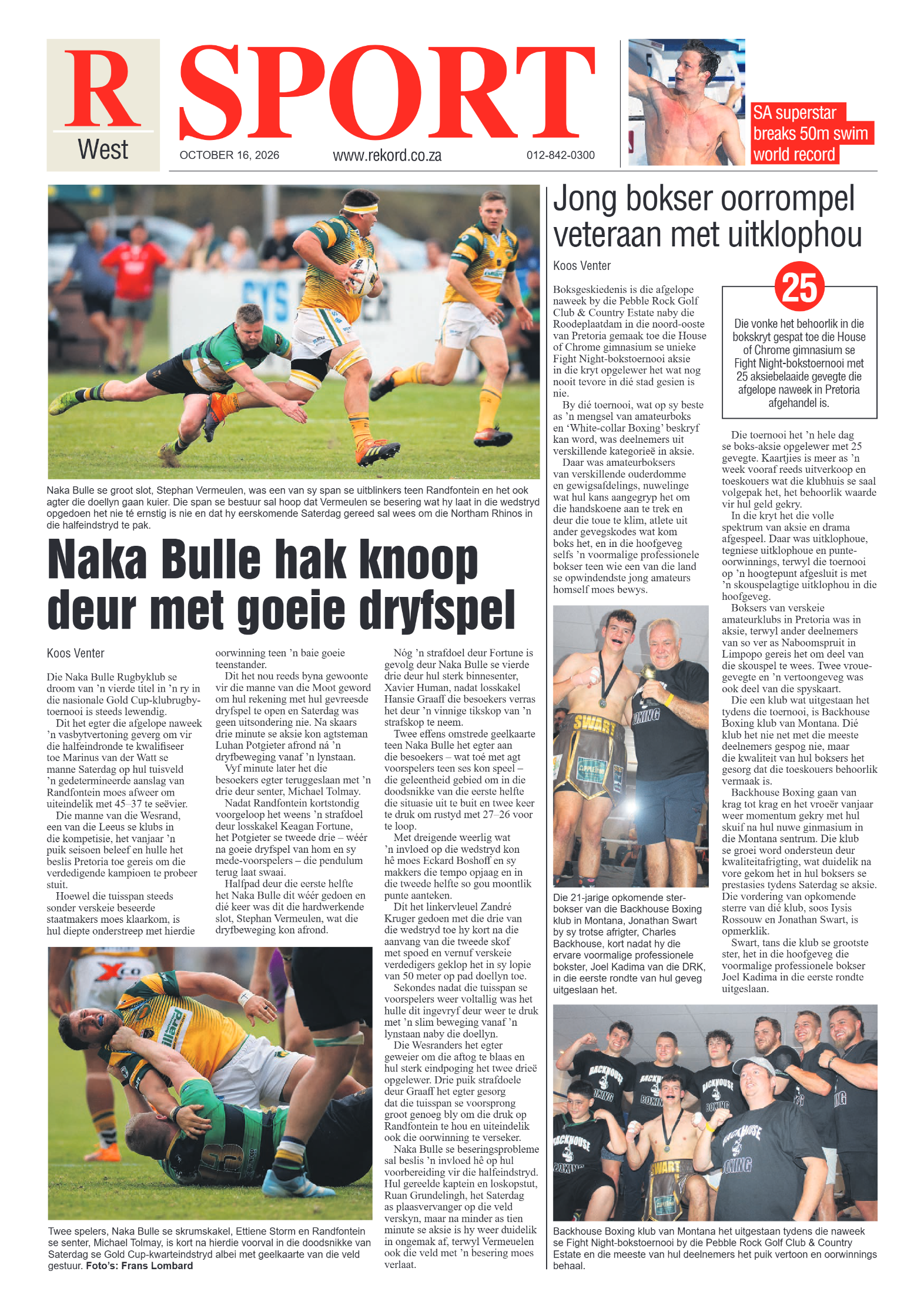 Rekord West – 16 October 2026 page 8