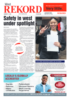 Rekord West 17 January 2025