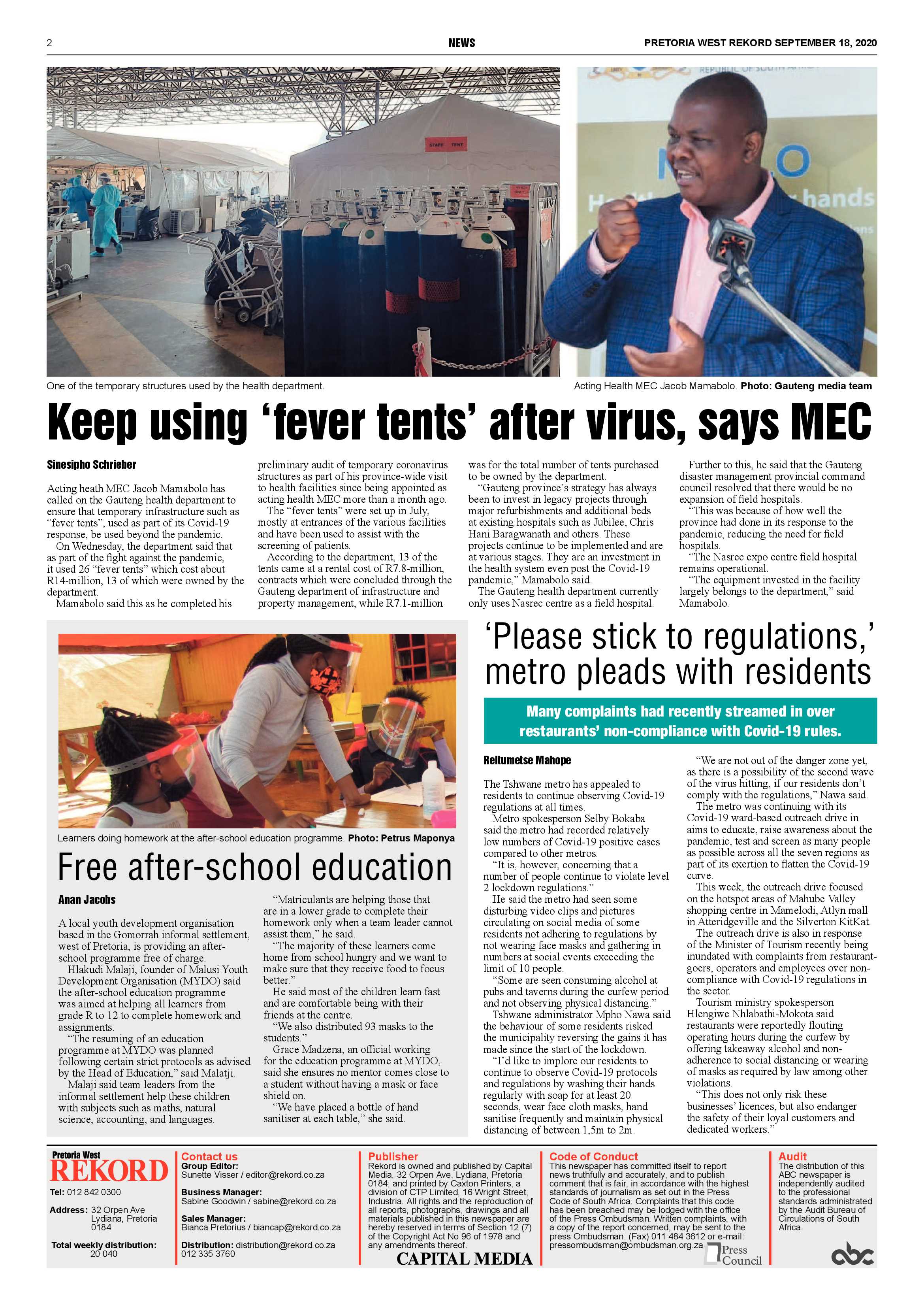 Rekord West 18 September 2020 page 2
