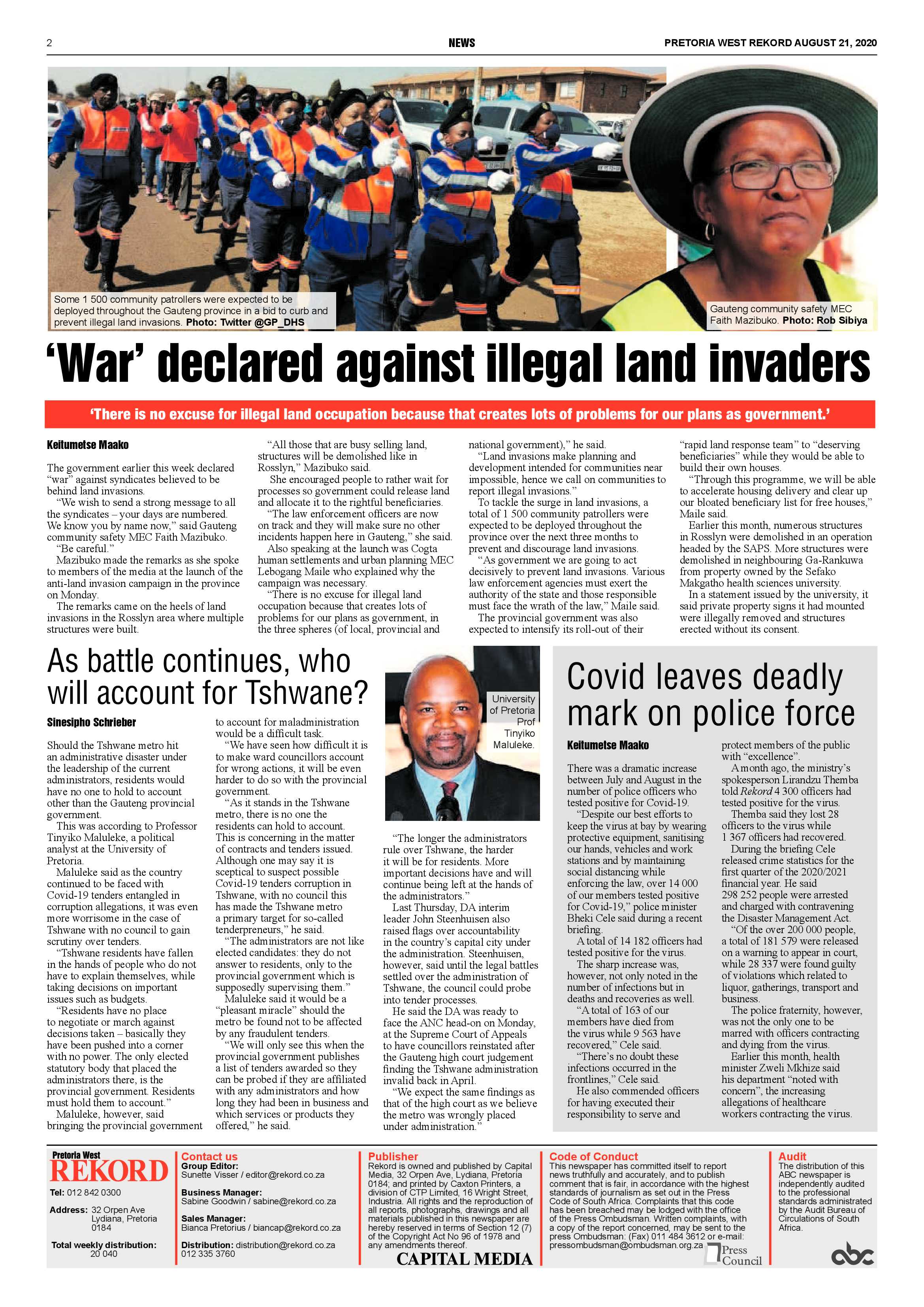 Rekord West 21 August 2020 page 2