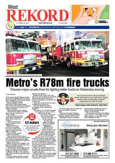 Rekord West 22 October 2021