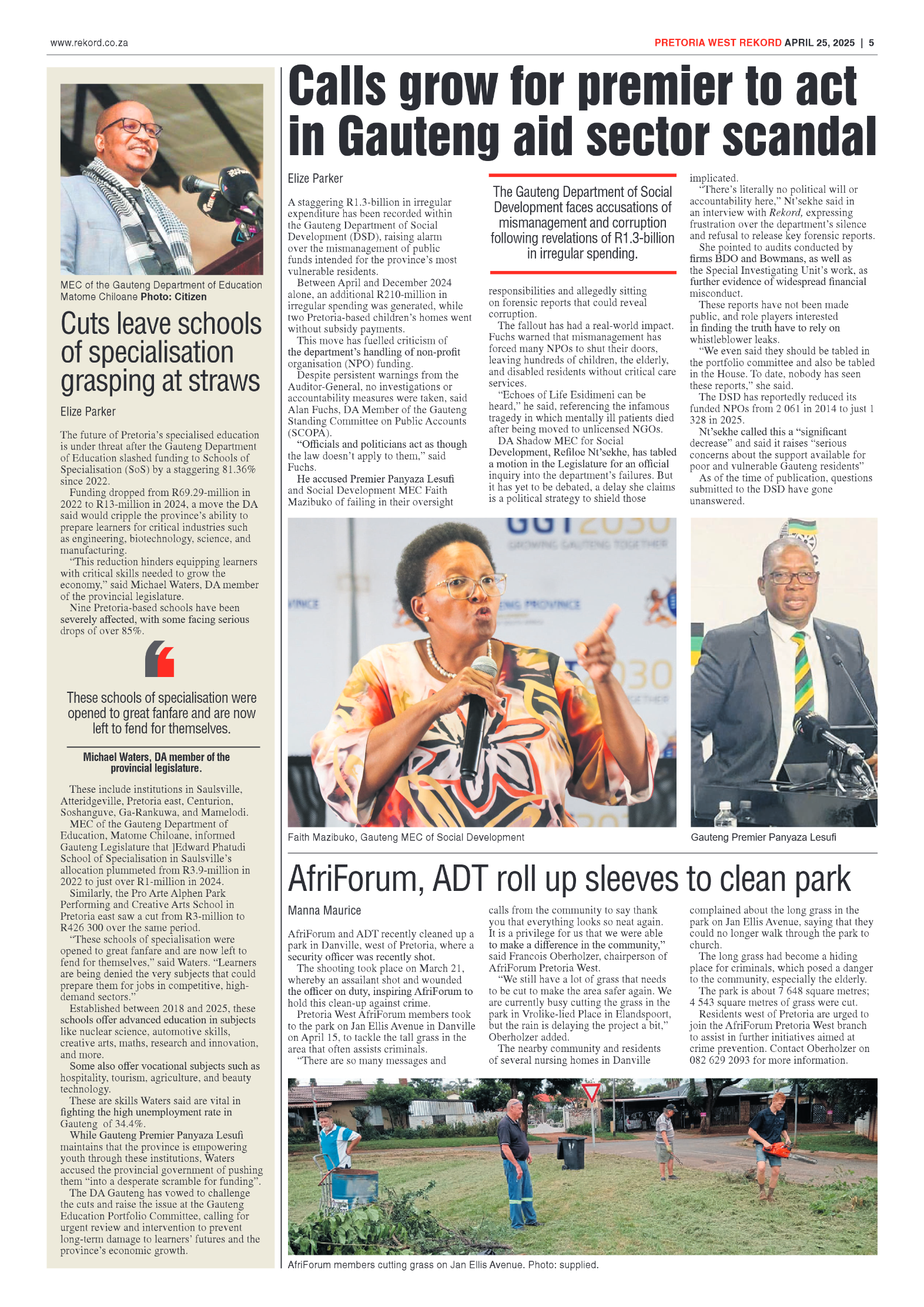 Rekord West 25 April 2025 page 5