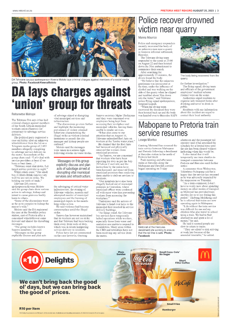Rekord West 25 August 2023 page 3