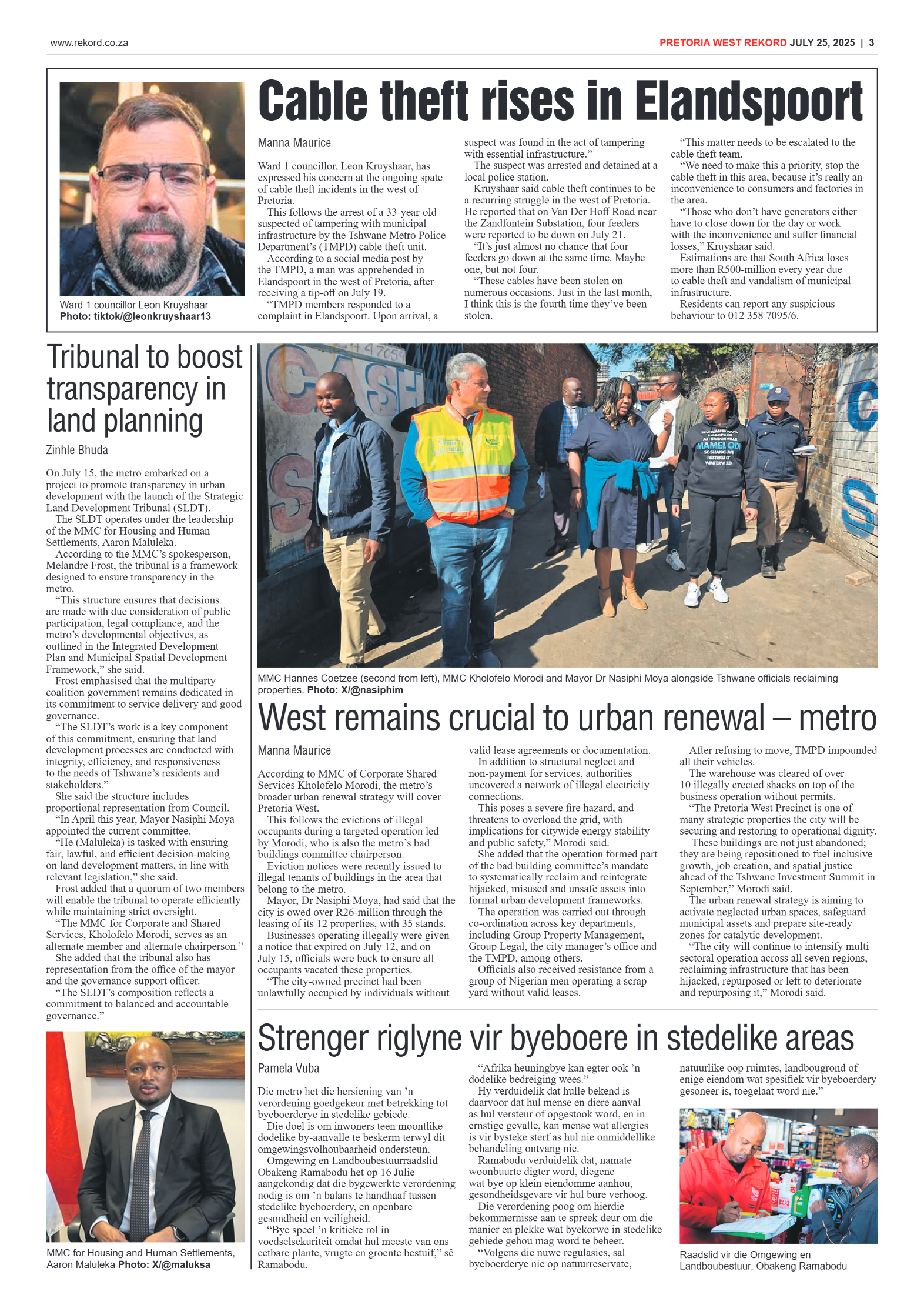 Rekord West 25 July 2025 page 3