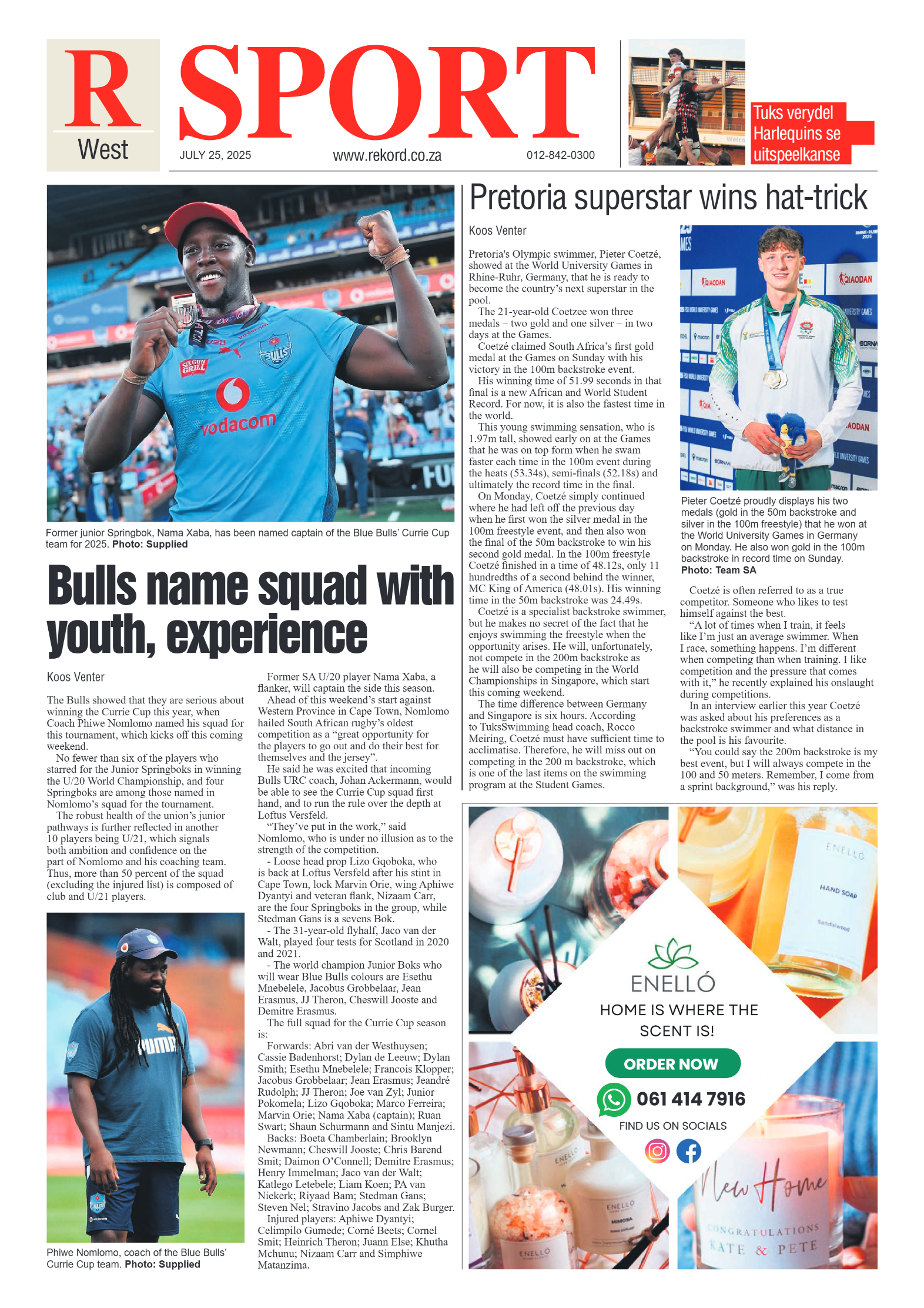 Rekord West 25 July 2025 page 8