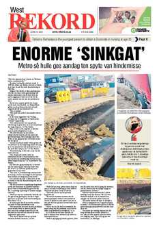 Rekord West 25 June 2021