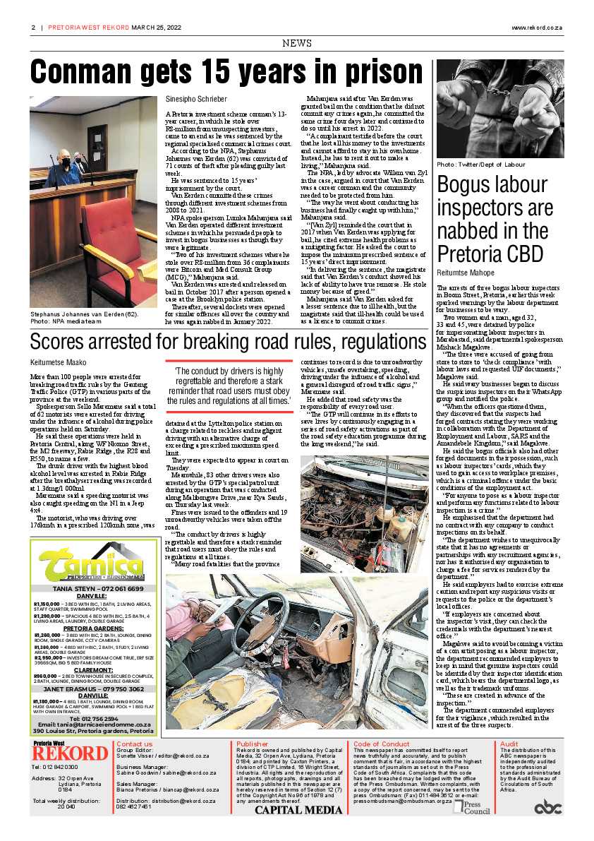 Rekord West 25 March 2022 page 2