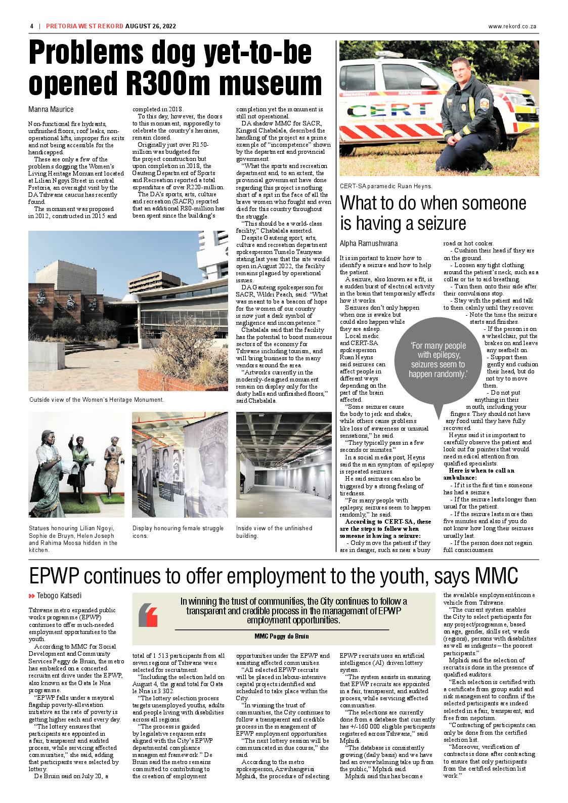 Rekord West 26 August 2022 page 4