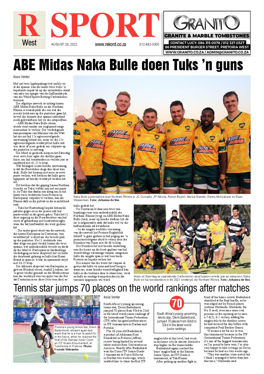 Rekord West 26 August 2022 page 8