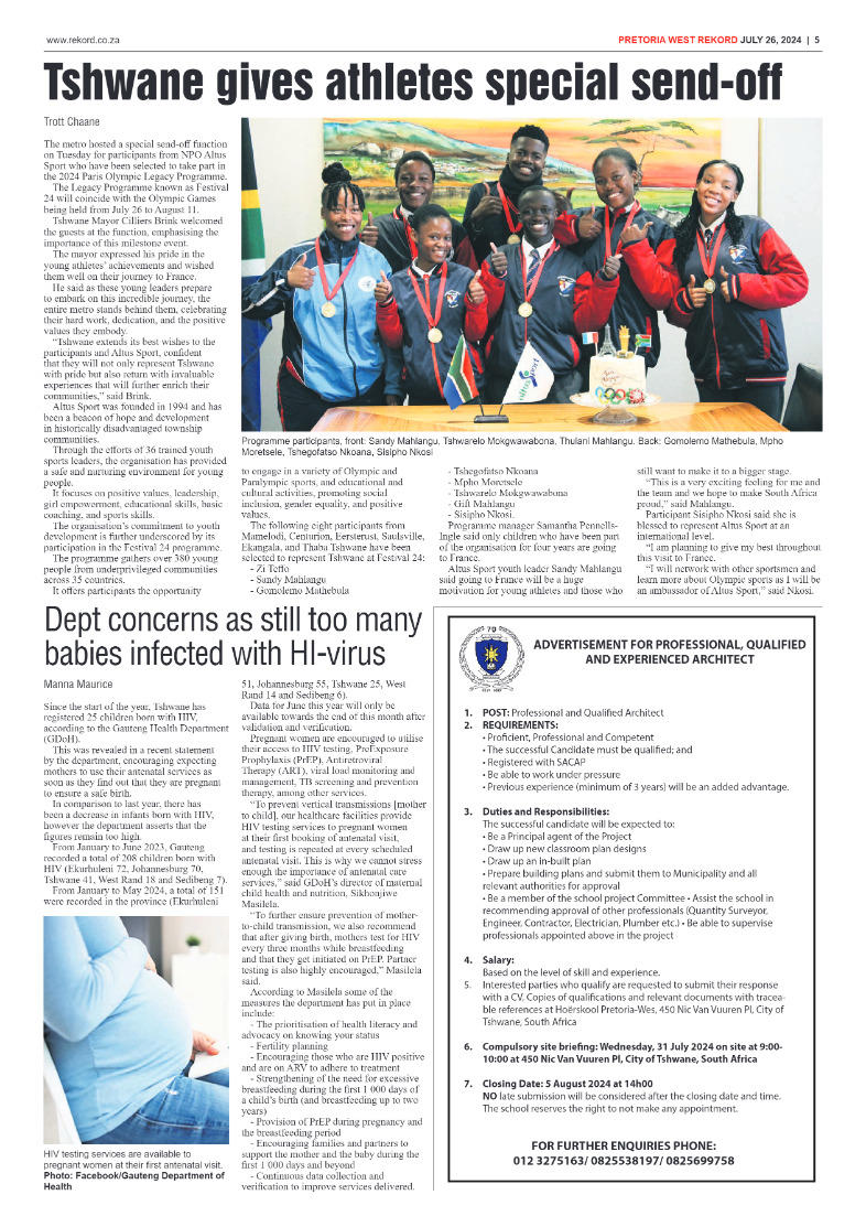Rekord West 26 July 2024 page 5